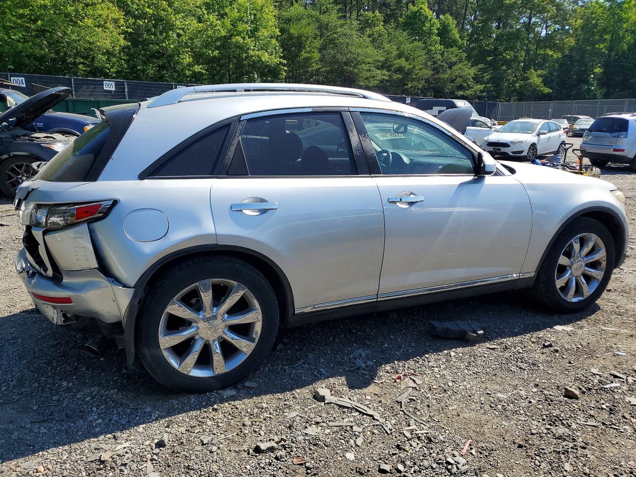 2007 Infiniti Fx35 Base Silver vin: JNRAS08U67X101874
