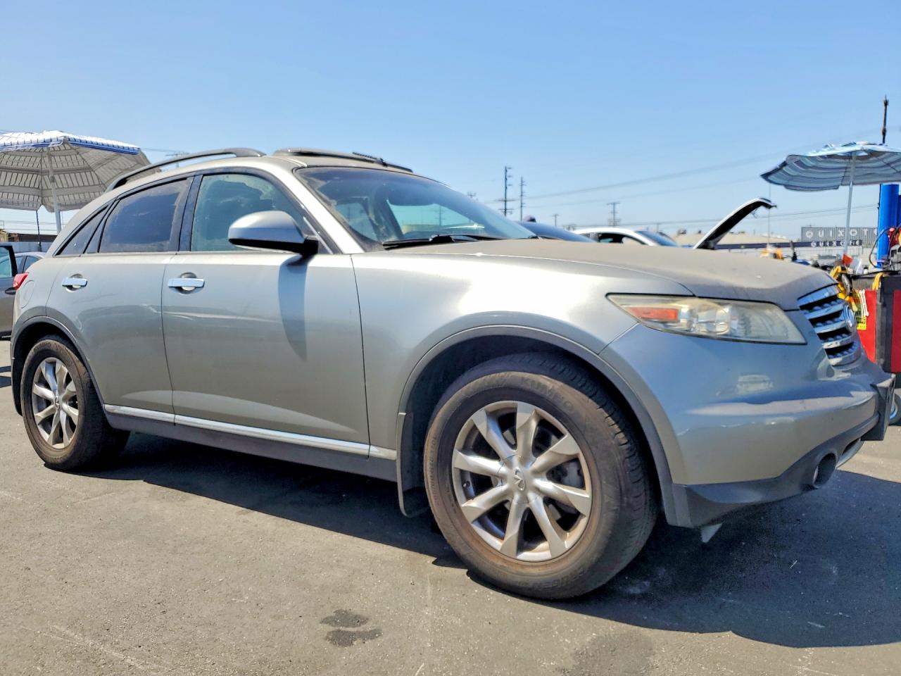 2007 Infiniti Fx35 Base Silver vin: JNRAS08U67X102443