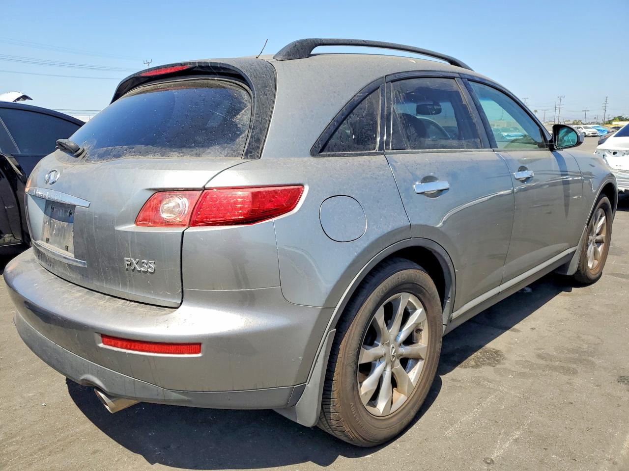 2007 Infiniti Fx35 Base Silver vin: JNRAS08U67X102443