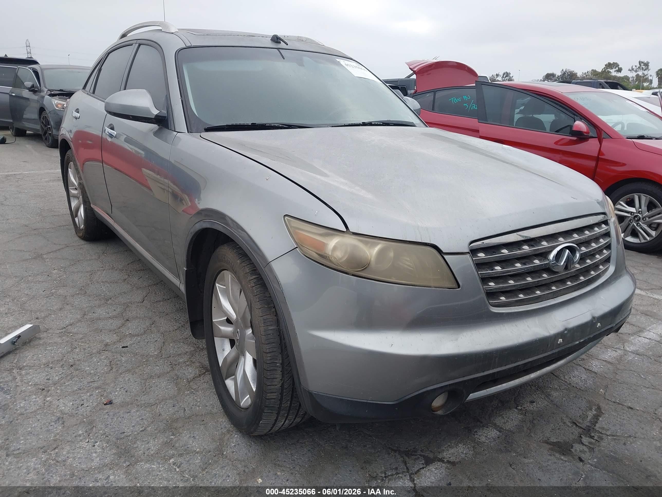 2008 Infiniti Fx35   Gray vin: JNRAS08U68X100774