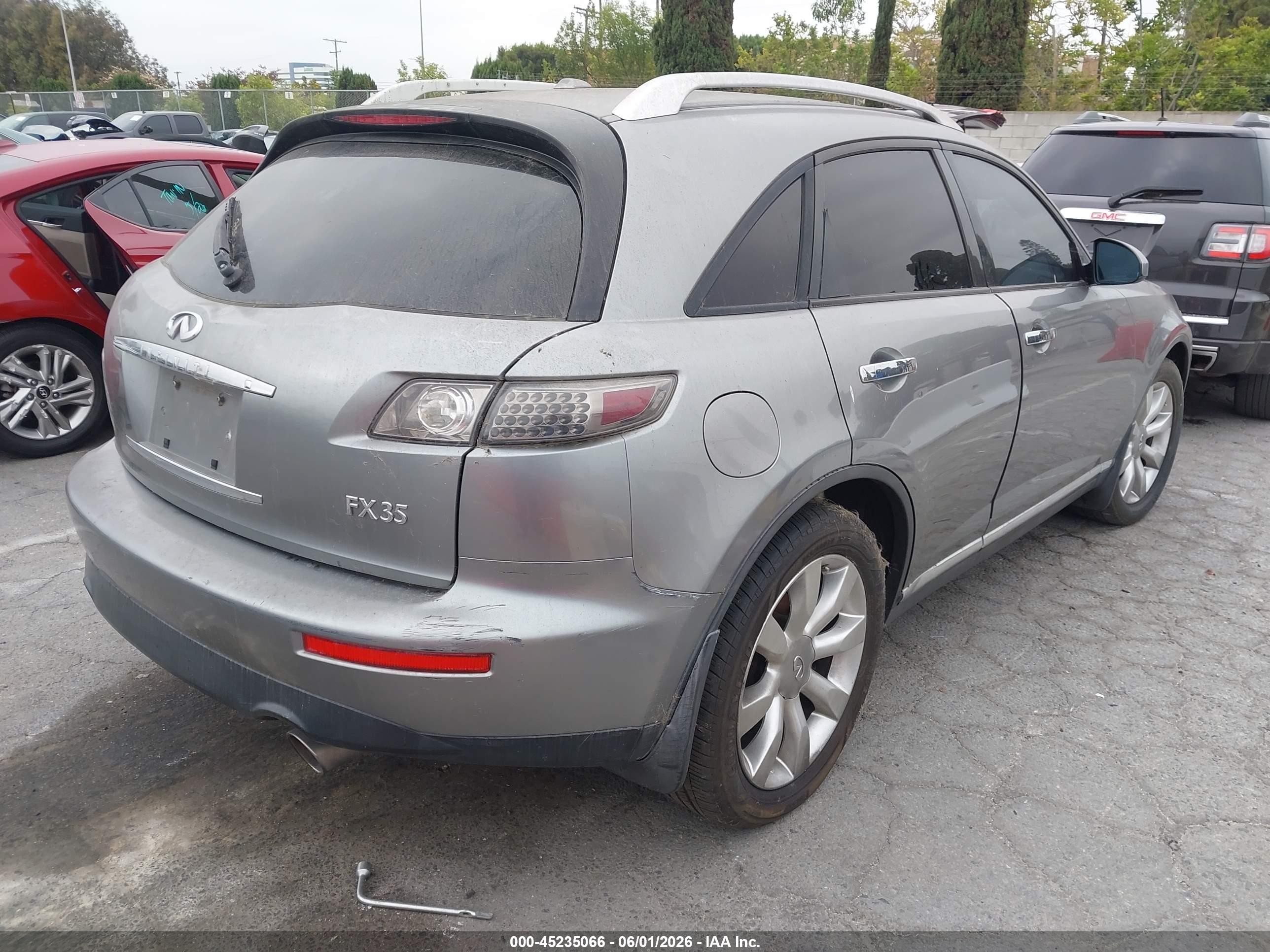 2008 Infiniti Fx35   Gray vin: JNRAS08U68X100774