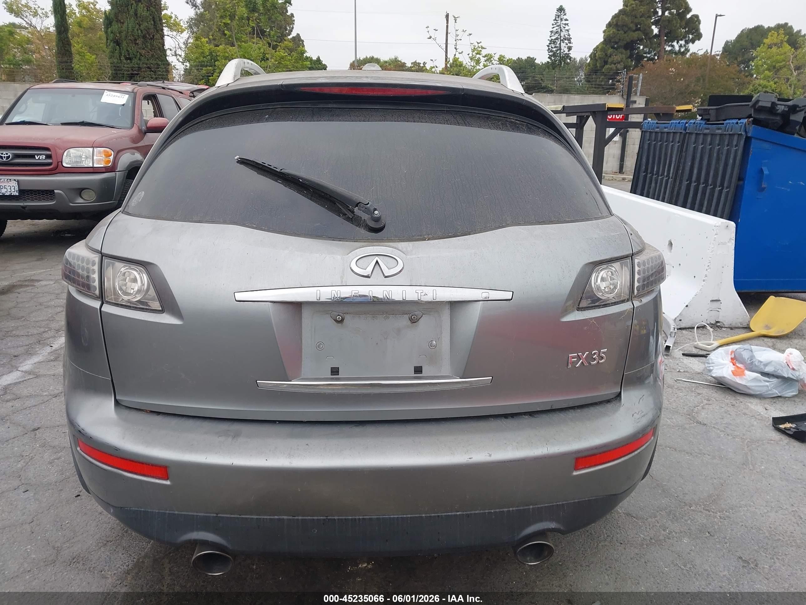 2008 Infiniti Fx35   Gray vin: JNRAS08U68X100774