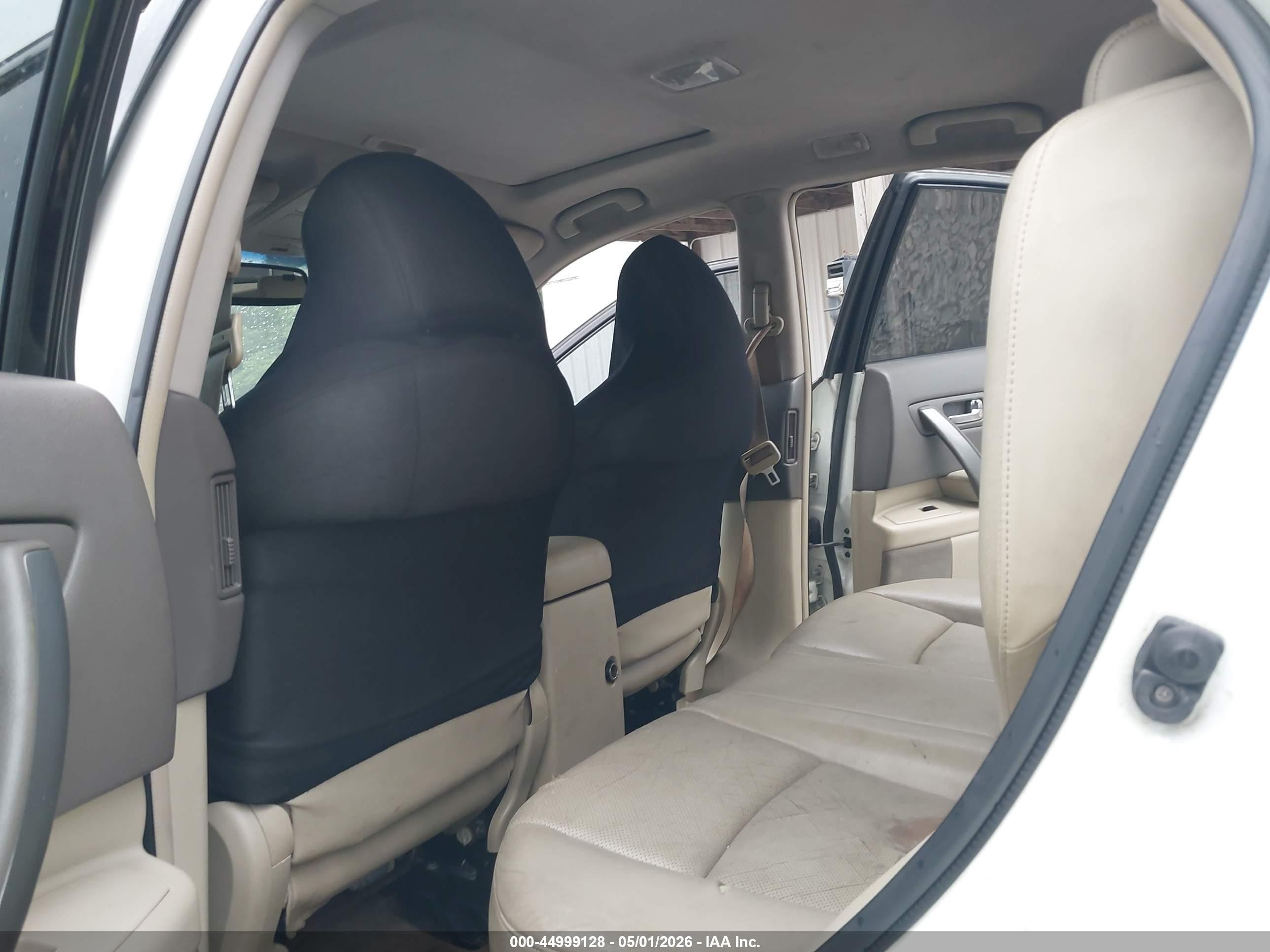 2008 Infiniti Fx35   White vin: JNRAS08U68X103657