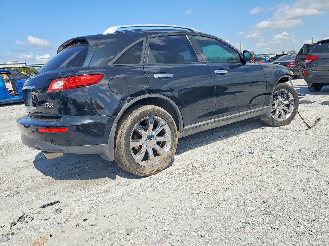 2004 Infiniti Fx35 Black vin: JNRAS08U74X107002