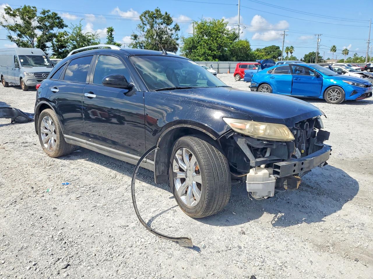 2004 Infiniti Fx35 Black vin: JNRAS08U74X107002