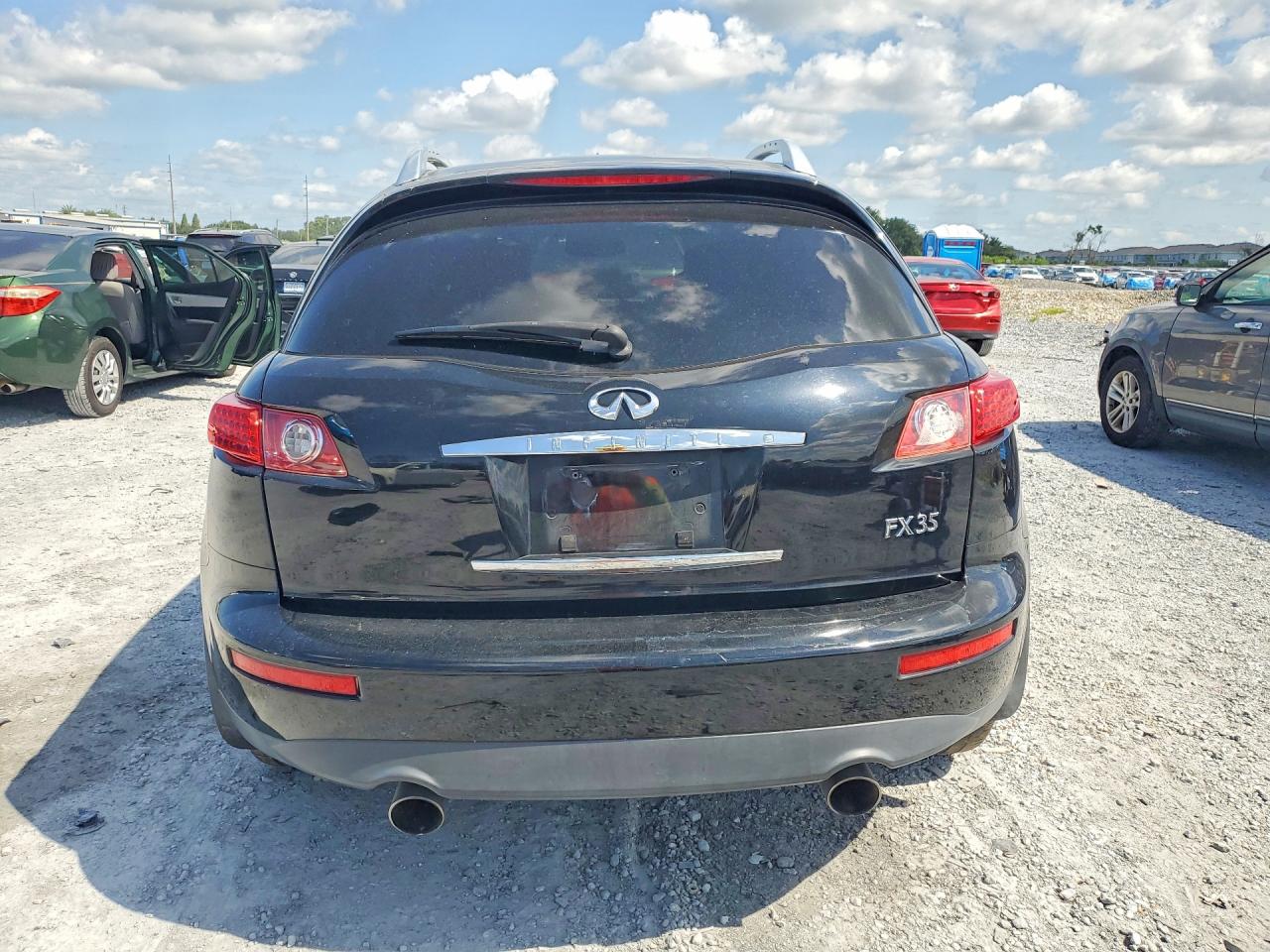 2004 Infiniti Fx35 Black vin: JNRAS08U74X107002
