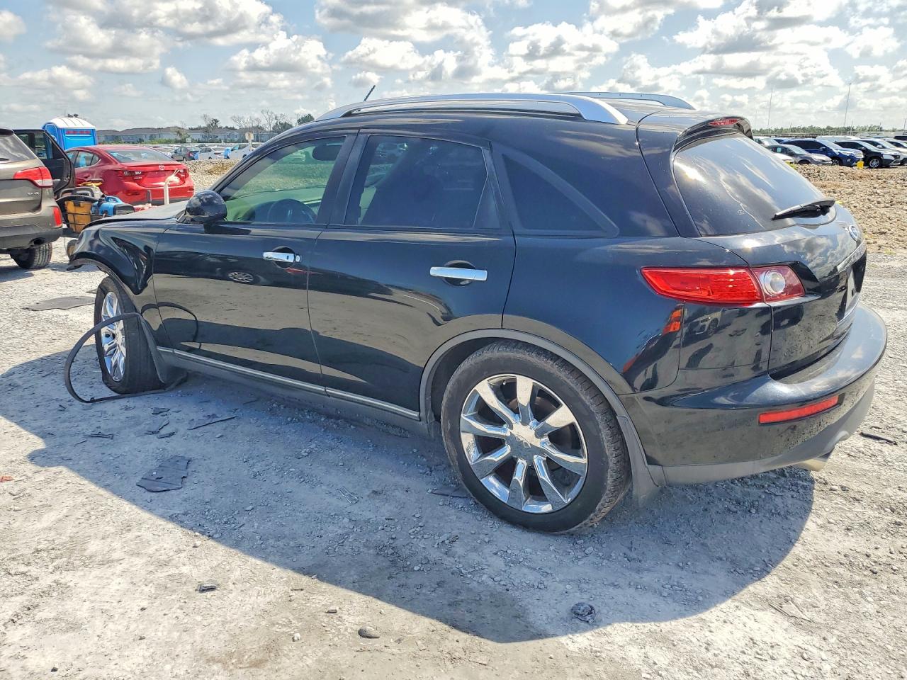 2004 Infiniti Fx35 Black vin: JNRAS08U74X107002