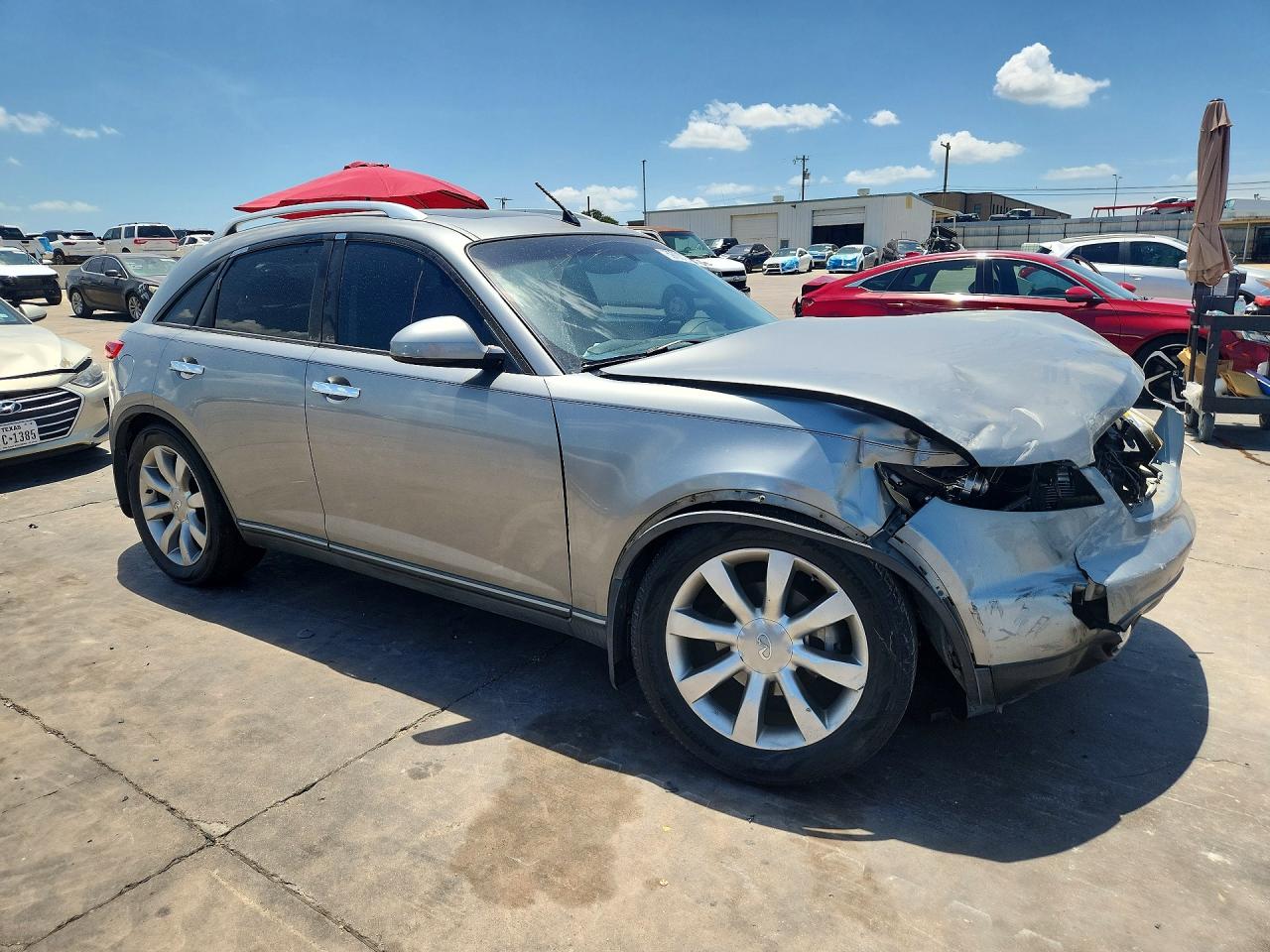 2004 Infiniti Fx35 Base Gray vin: JNRAS08U74X108425
