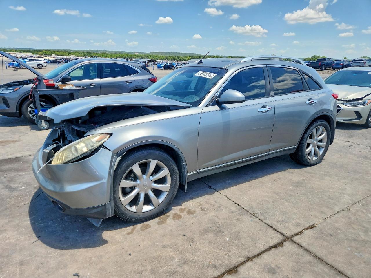 2004 Infiniti Fx35 Base Gray vin: JNRAS08U74X108425