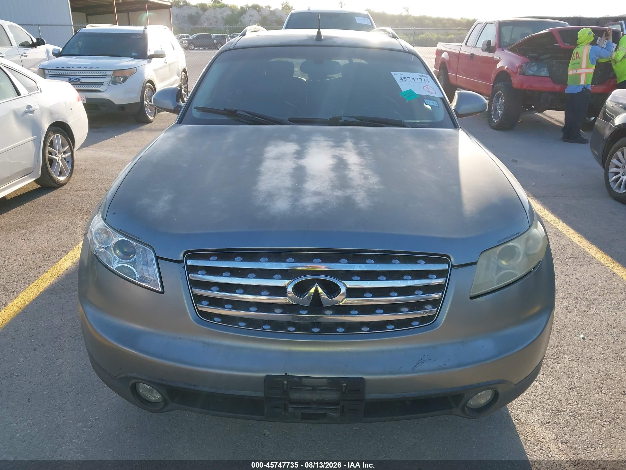 2005 Infiniti Fx35   Silver vin: JNRAS08U75X108135