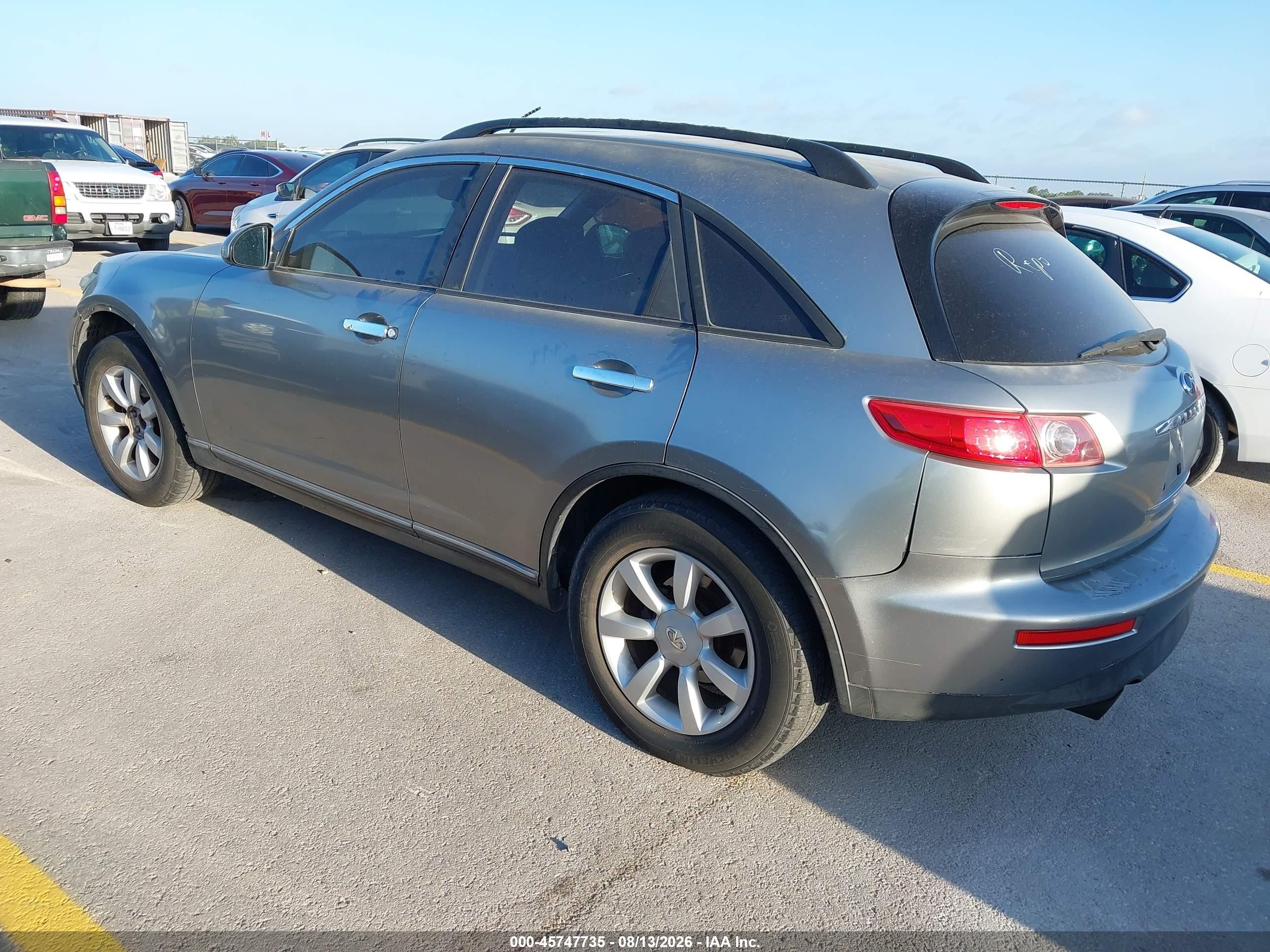 2005 Infiniti Fx35   Silver vin: JNRAS08U75X108135