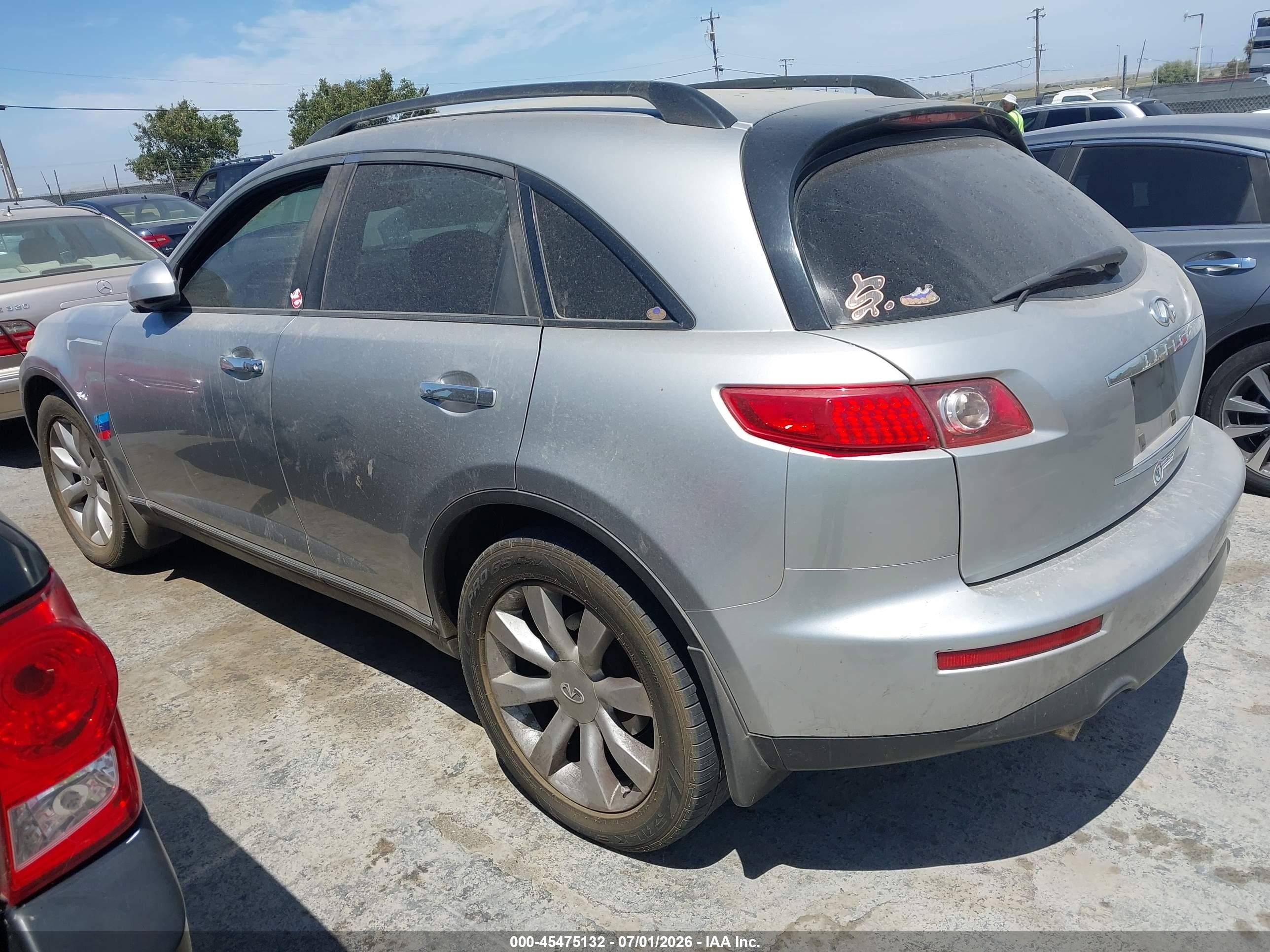 2006 Infiniti Fx35   Gray vin: JNRAS08U76X103616