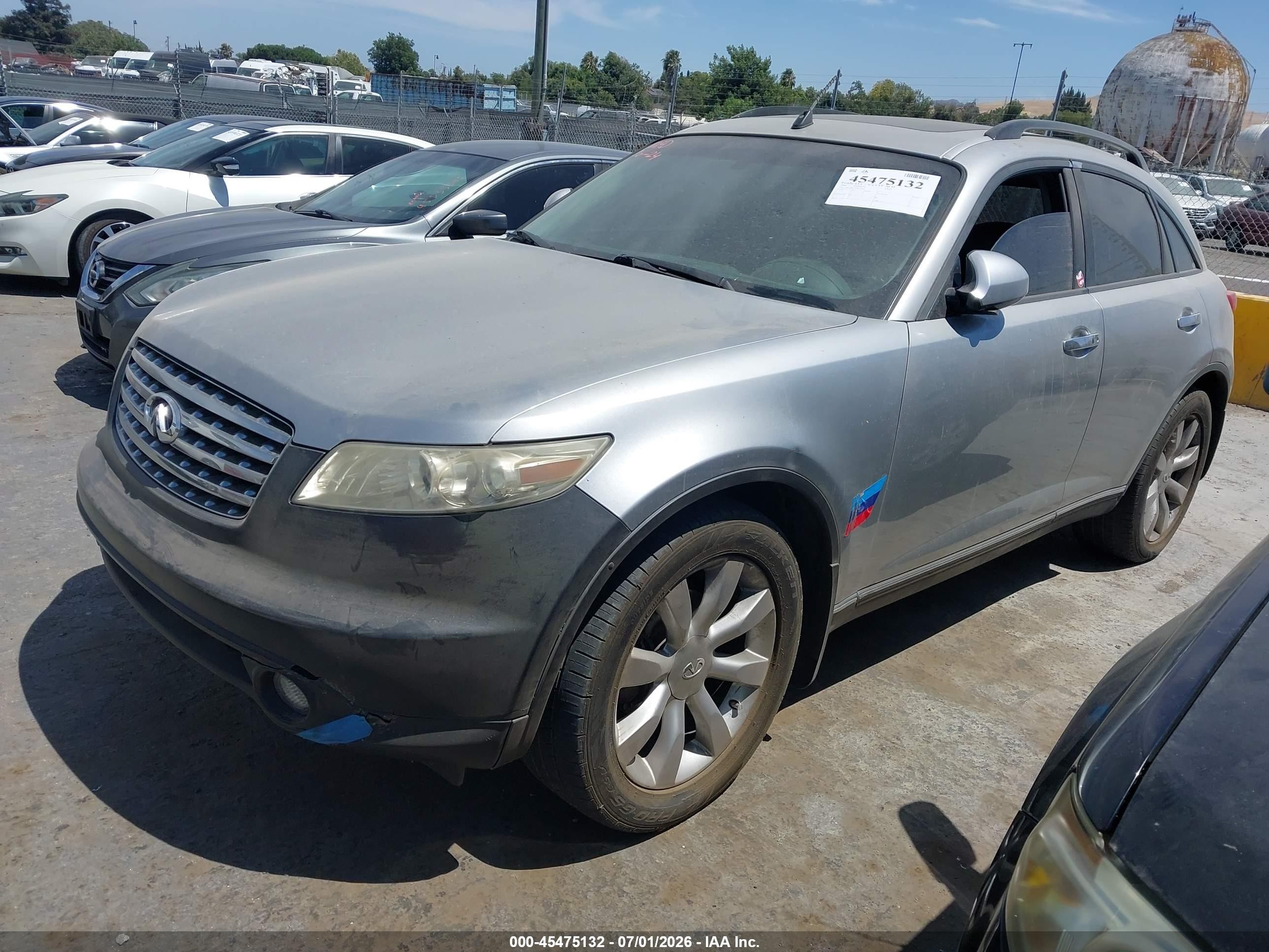 2006 Infiniti Fx35   Gray vin: JNRAS08U76X103616