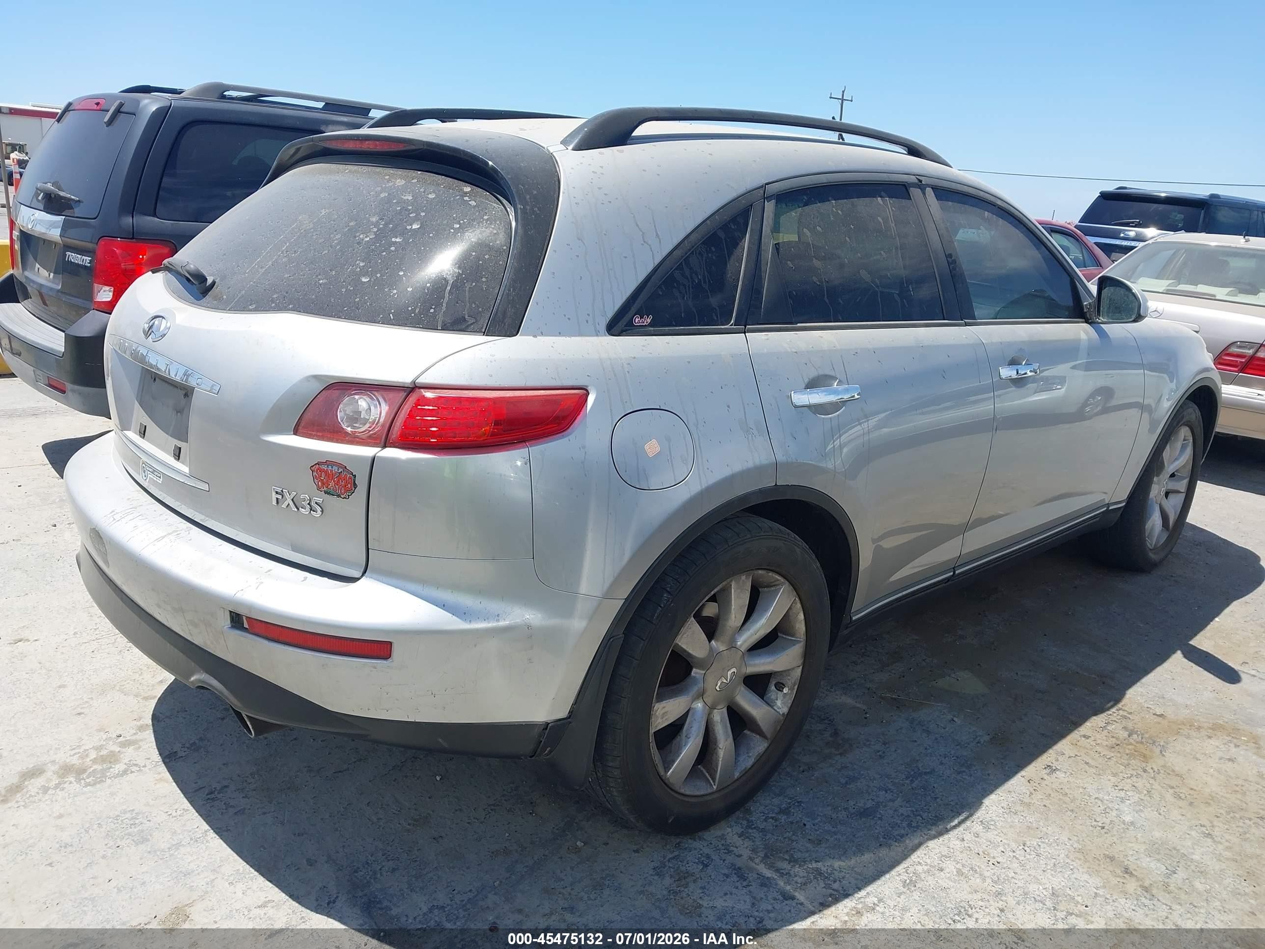 2006 Infiniti Fx35   Gray vin: JNRAS08U76X103616