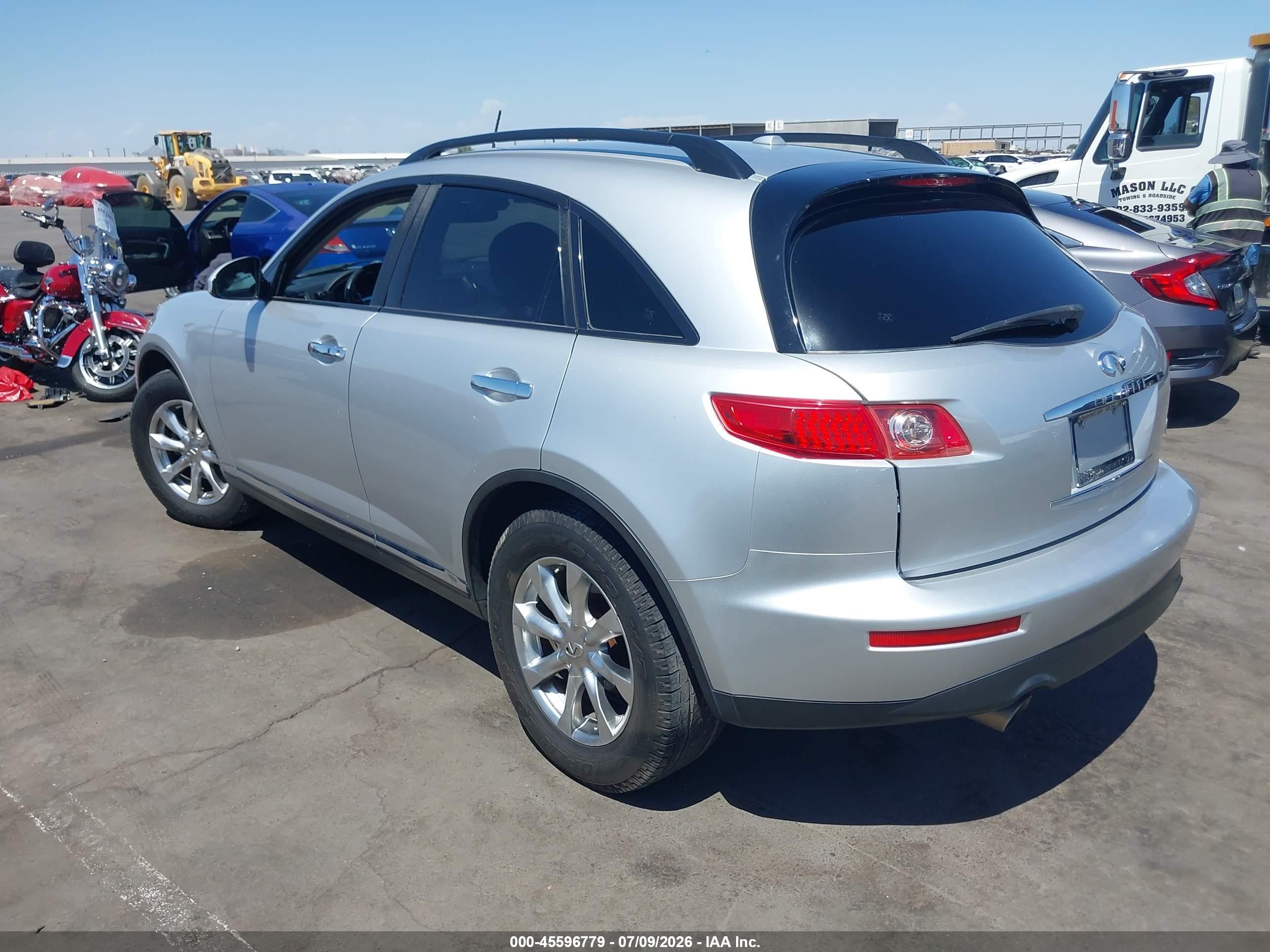 2008 Infiniti Fx35   Silver vin: JNRAS08U78X103506