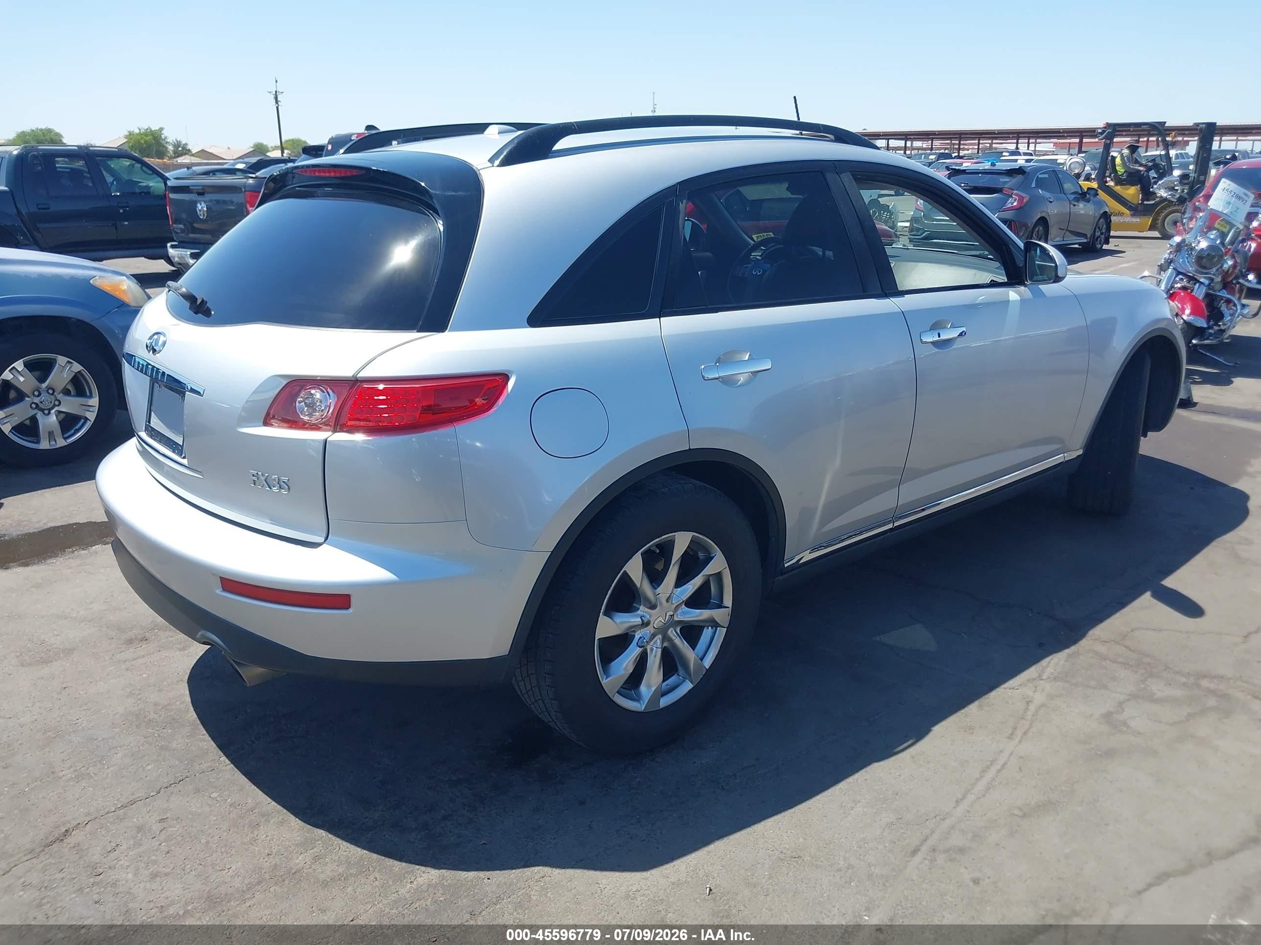2008 Infiniti Fx35   Silver vin: JNRAS08U78X103506