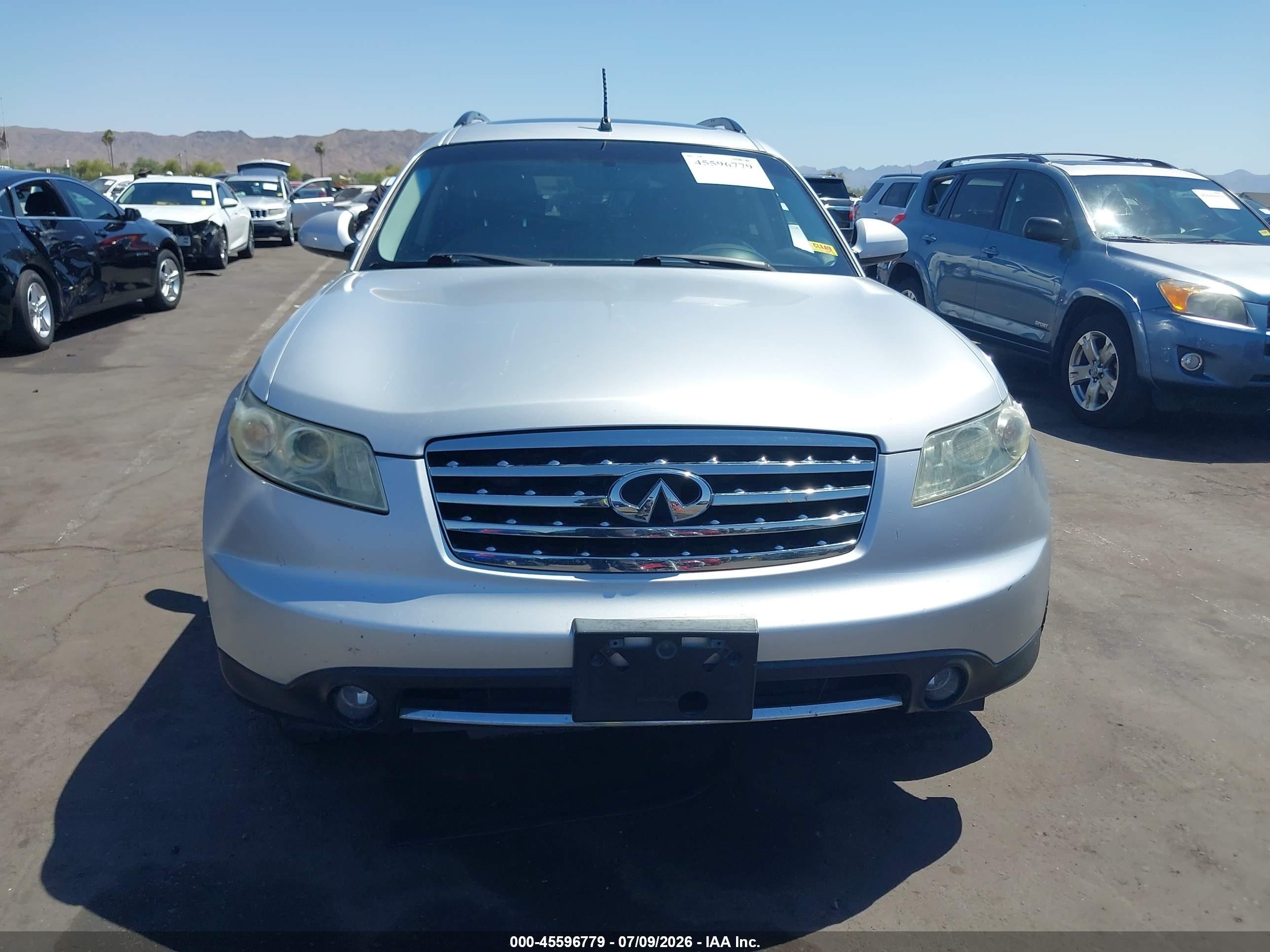 2008 Infiniti Fx35   Silver vin: JNRAS08U78X103506