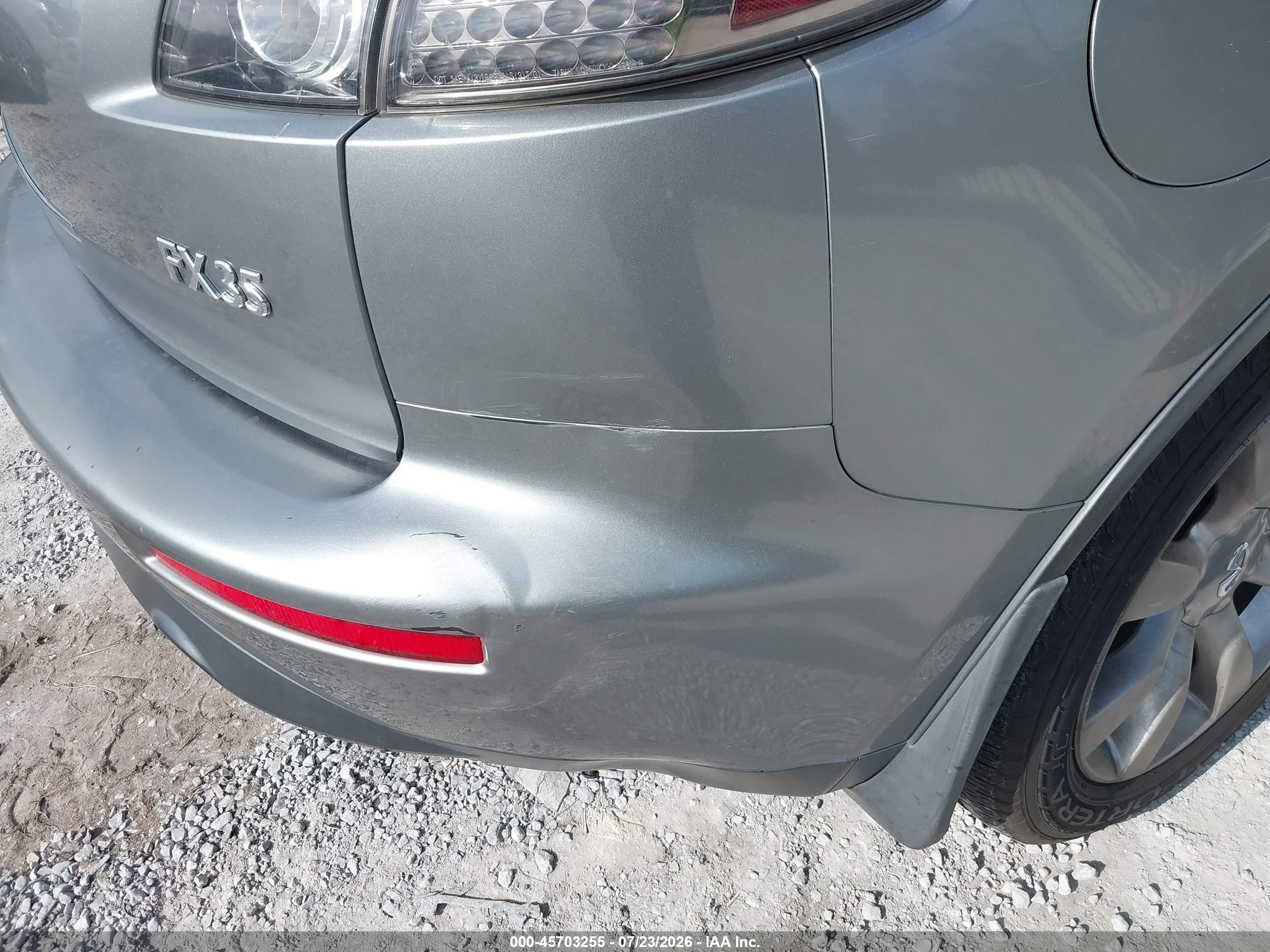 2005 Infiniti Fx35   Gray vin: JNRAS08U85X104353