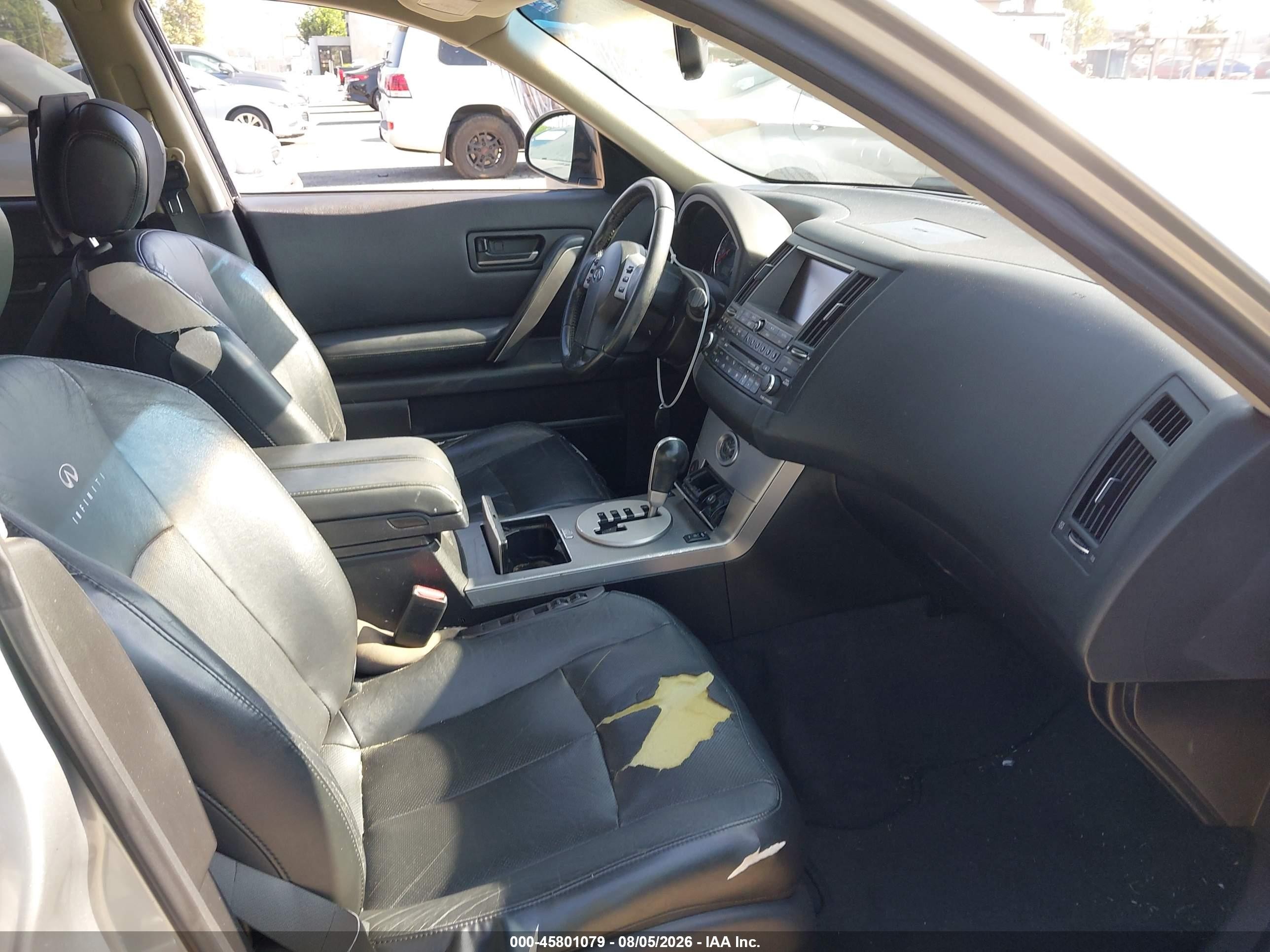2005 Infiniti Fx35   Silver vin: JNRAS08U85X104739