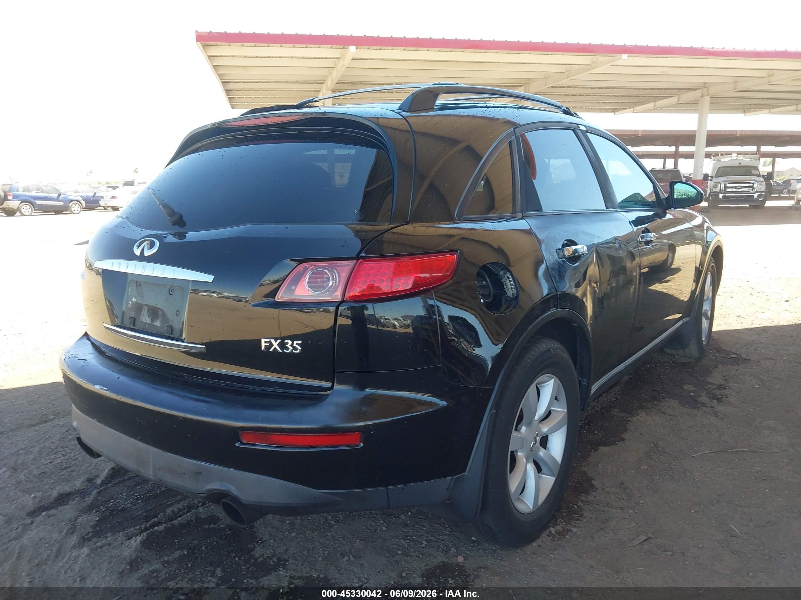 2005 Infiniti Fx35   Черный vin: JNRAS08U85X109200