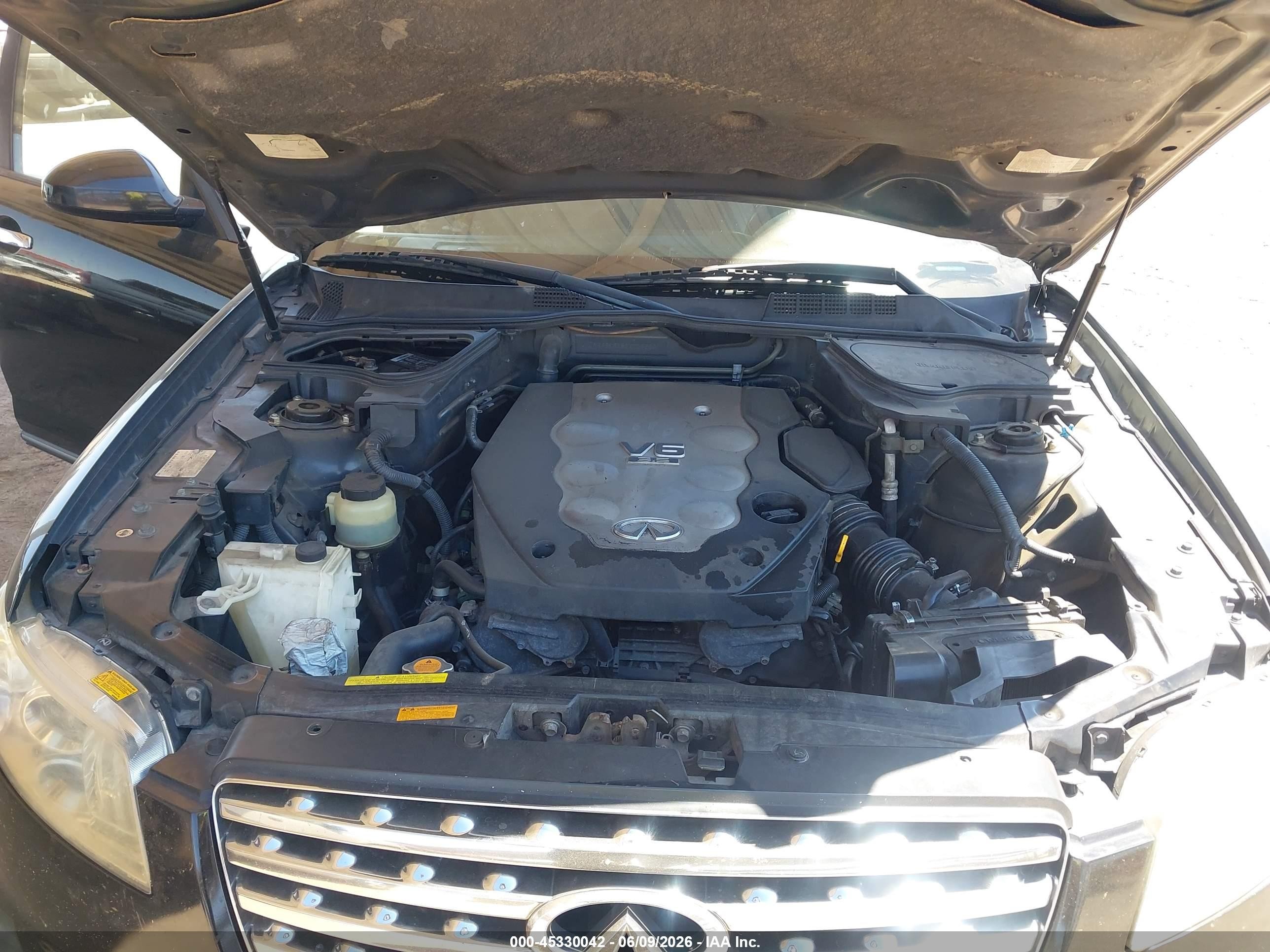2005 Infiniti Fx35   Черный vin: JNRAS08U85X109200