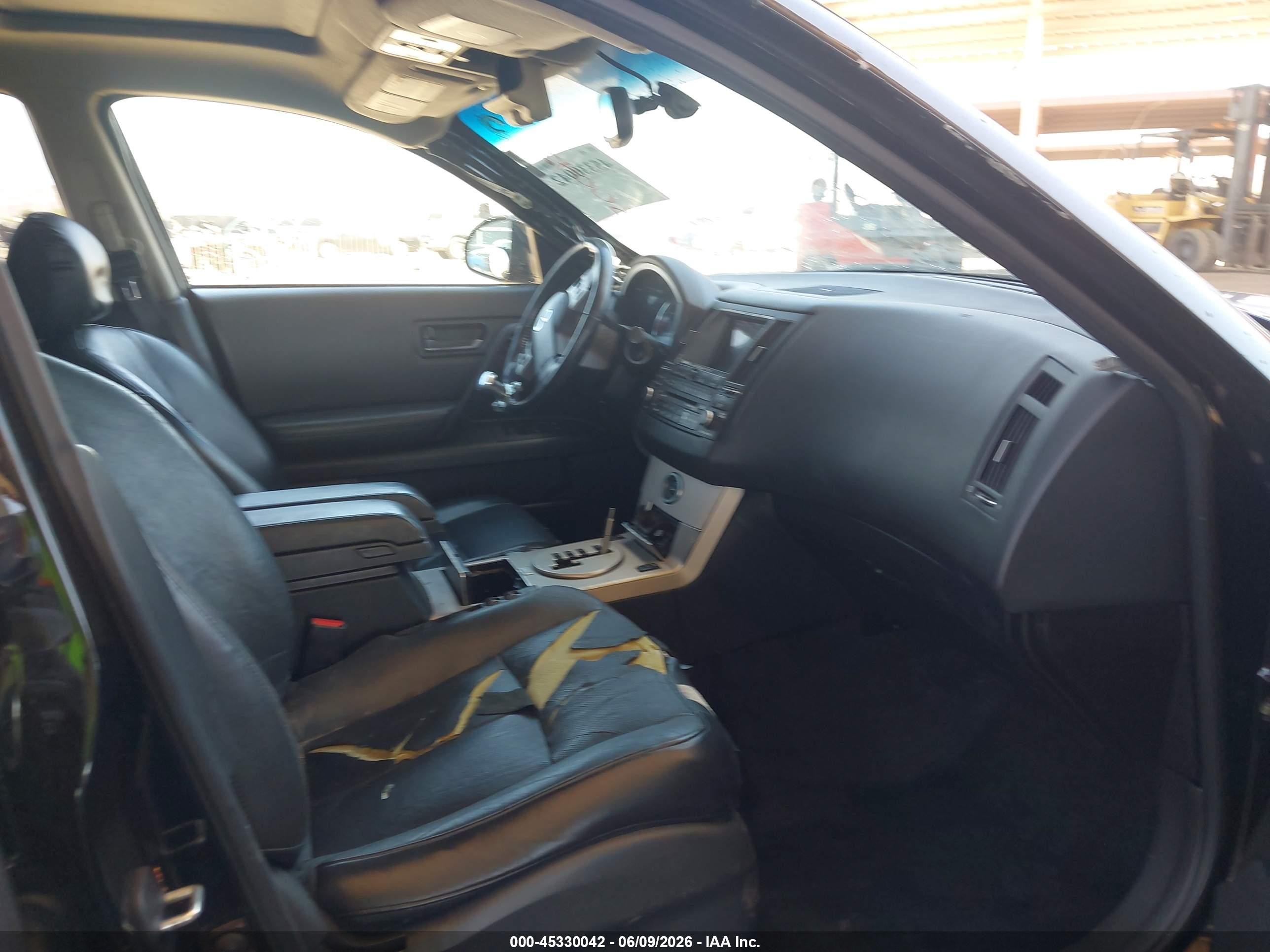 2005 Infiniti Fx35   Черный vin: JNRAS08U85X109200