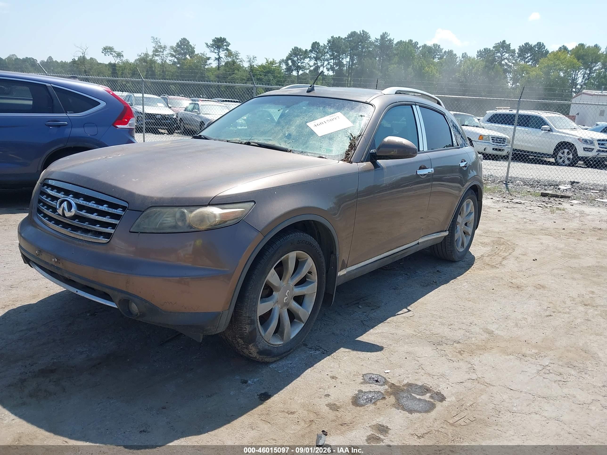 2006 Infiniti Fx35   Коричневый vin: JNRAS08U86X100725