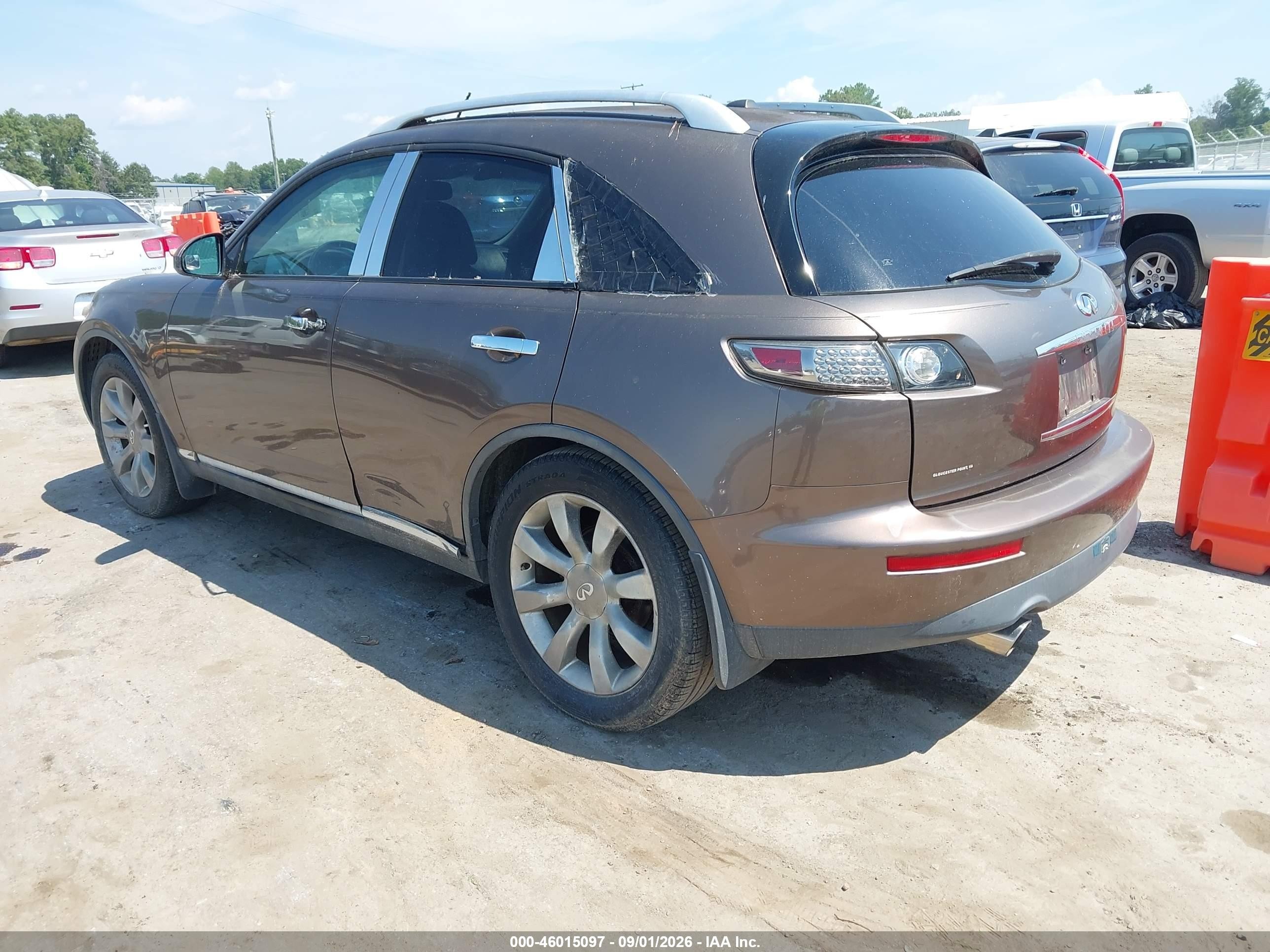 2006 Infiniti Fx35   Коричневый vin: JNRAS08U86X100725