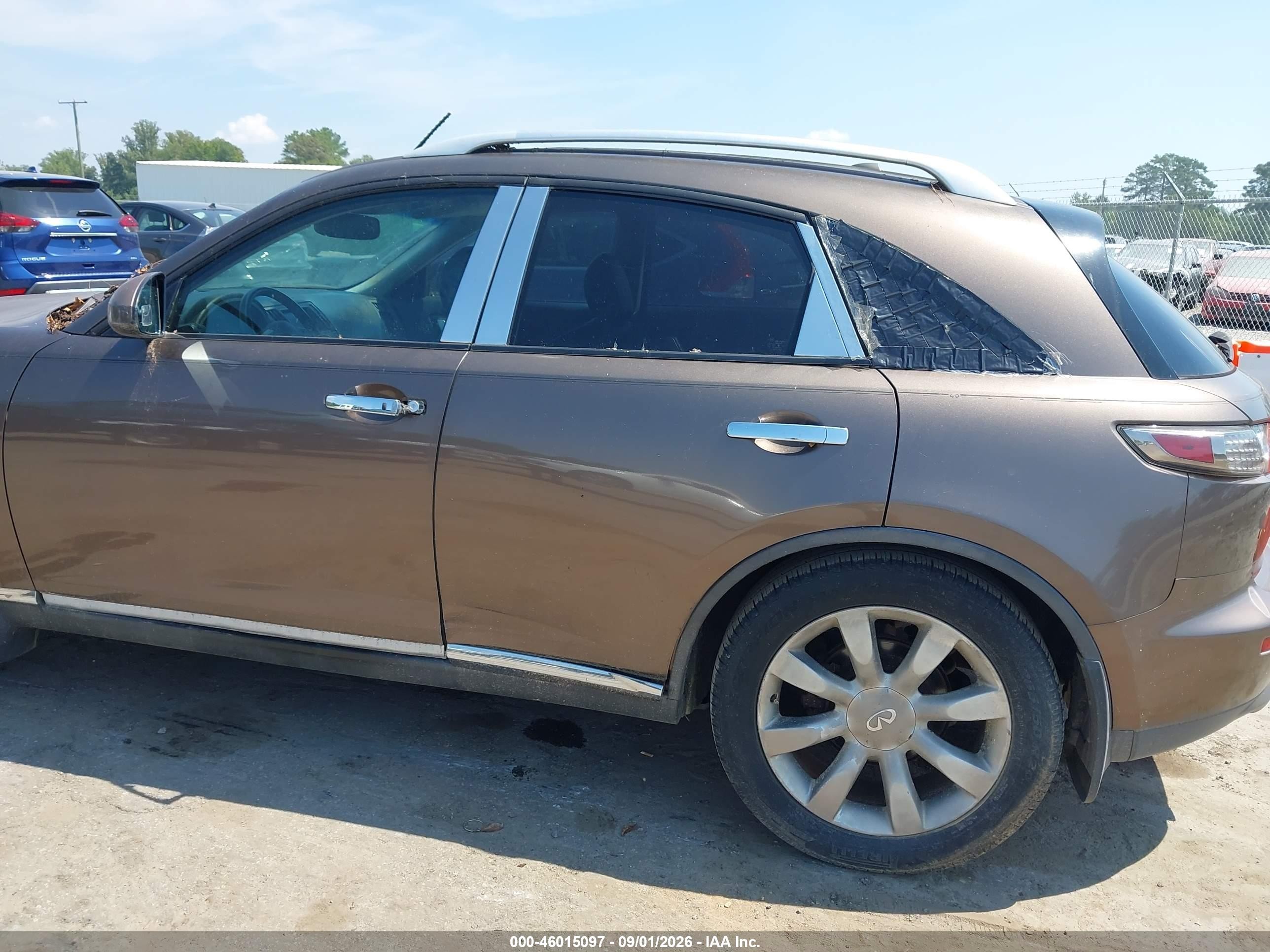 2006 Infiniti Fx35   Коричневый vin: JNRAS08U86X100725