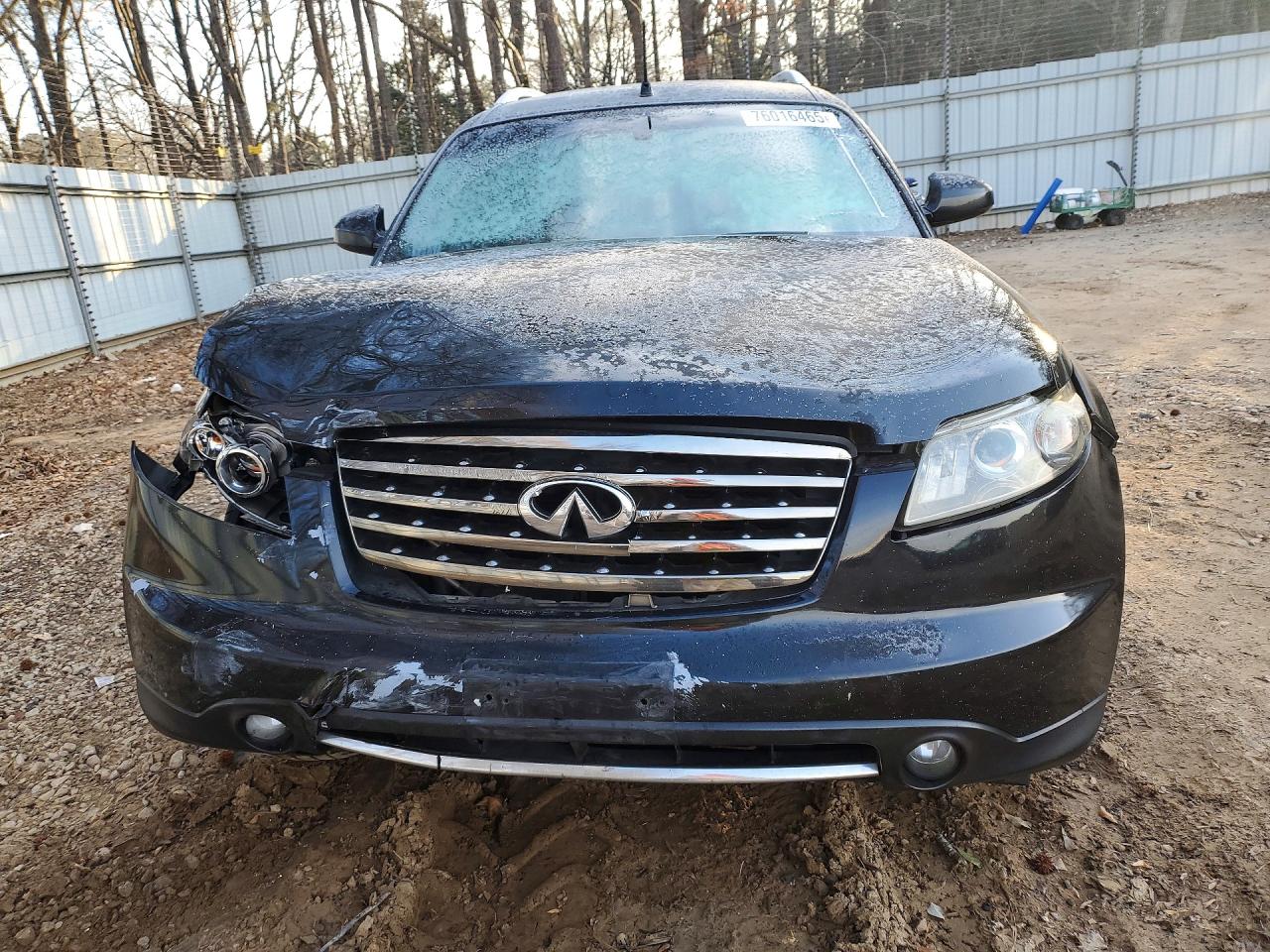2007 Infiniti Fx35 Black vin: JNRAS08U87X101990