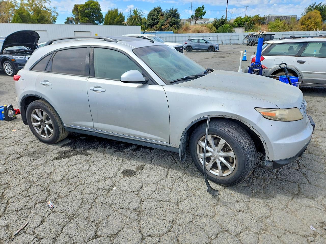 2008 Infiniti Fx35 Base Silver vin: JNRAS08U88X105202