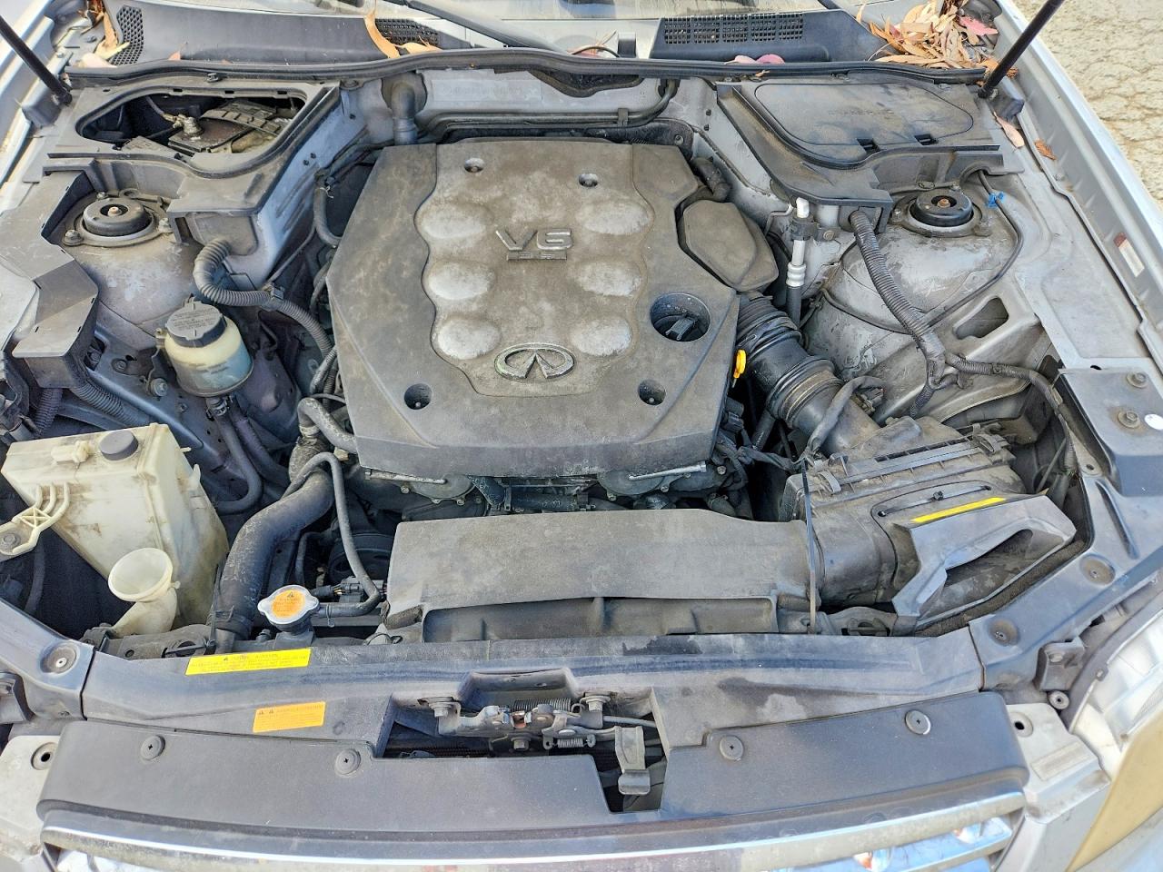 2008 Infiniti Fx35 Base Silver vin: JNRAS08U88X105202