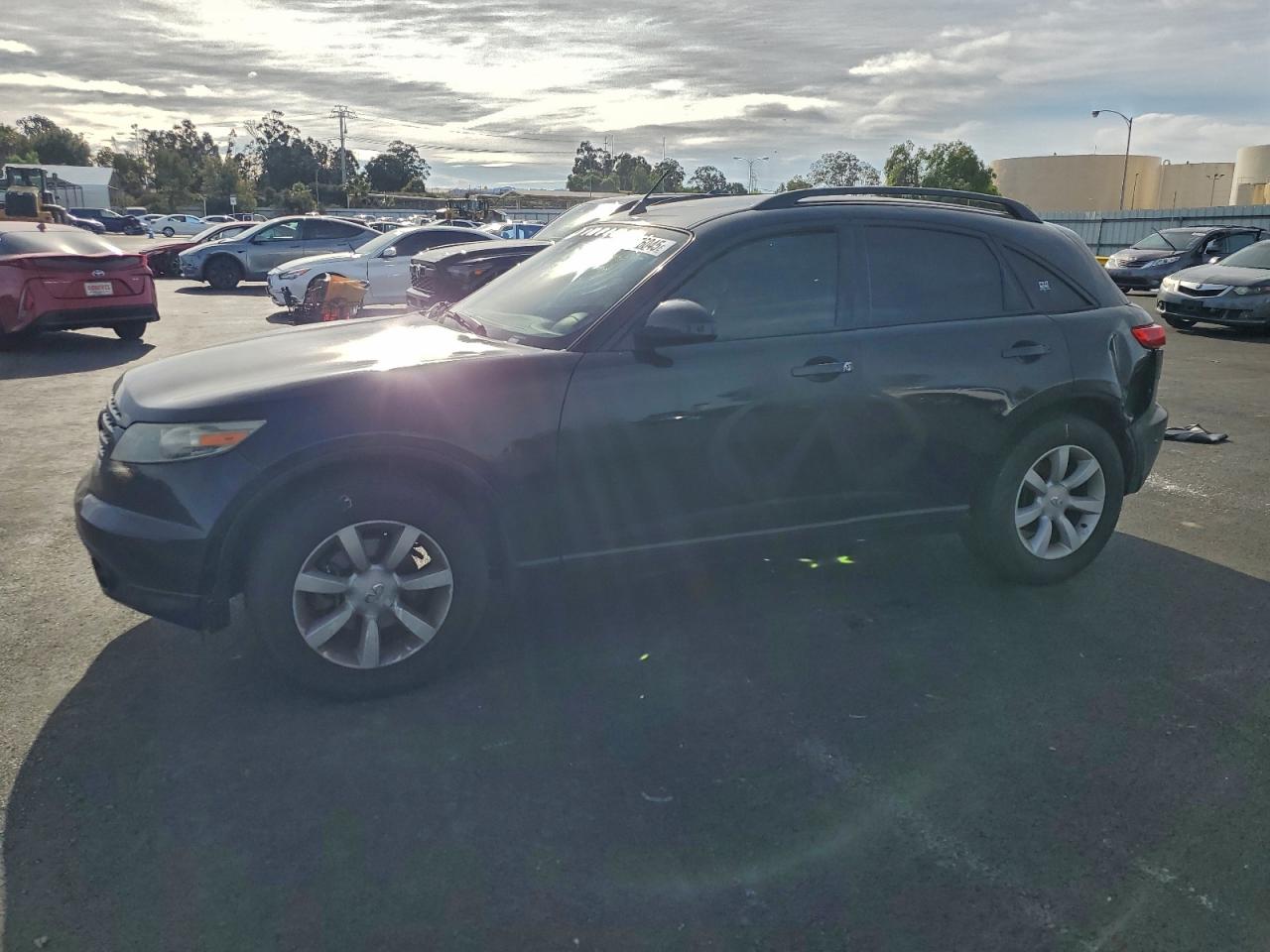 2005 Infiniti Fx35 Черный vin: JNRAS08U95X105818