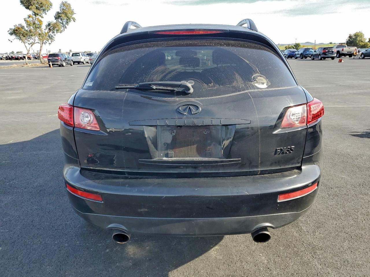 2005 Infiniti Fx35 Черный vin: JNRAS08U95X105818