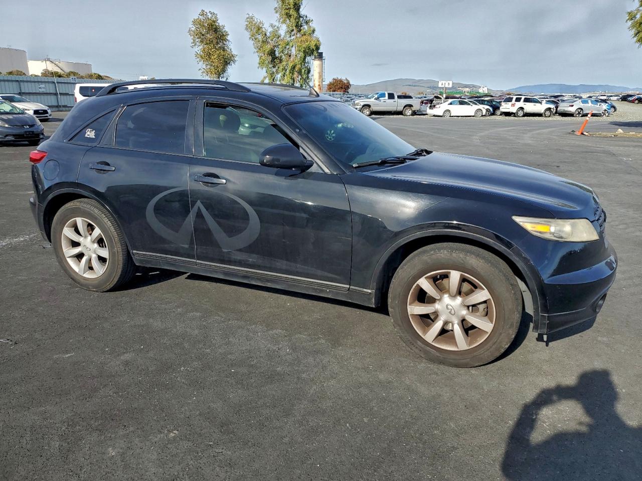 2005 Infiniti Fx35 Черный vin: JNRAS08U95X105818