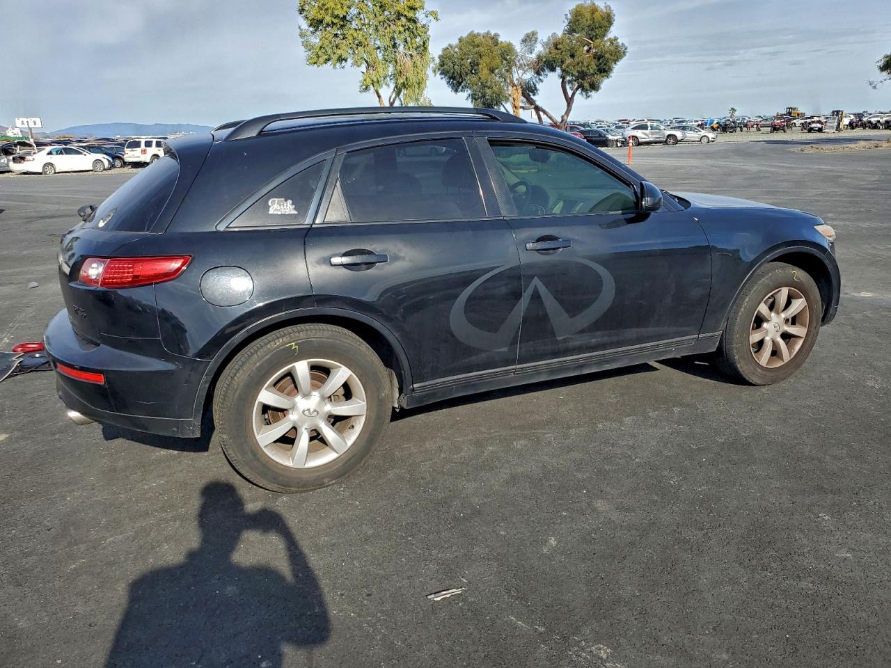 2005 Infiniti Fx35 Черный vin: JNRAS08U95X105818
