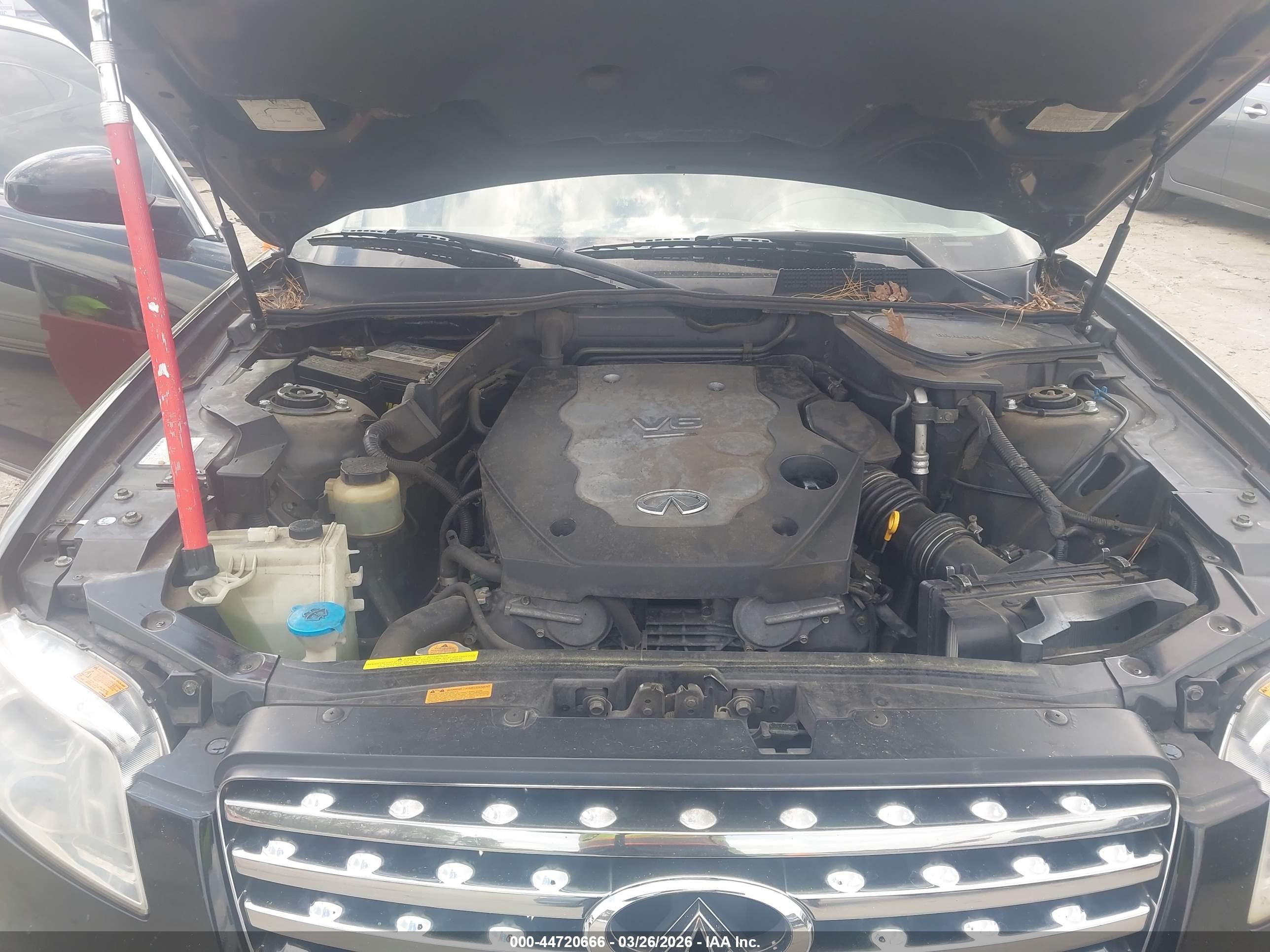 2005 Infiniti Fx35   Black vin: JNRAS08U95X106077