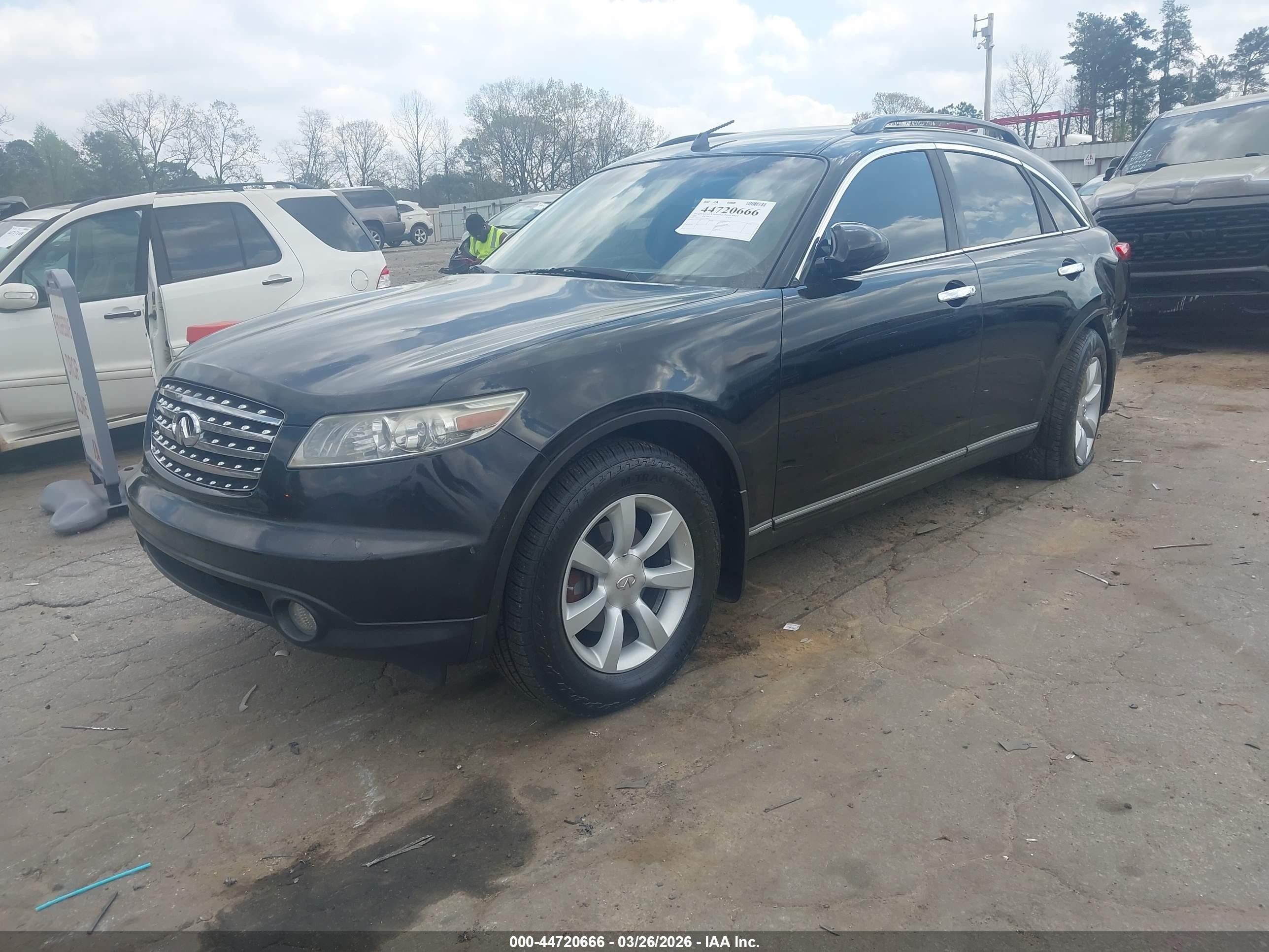2005 Infiniti Fx35   Black vin: JNRAS08U95X106077