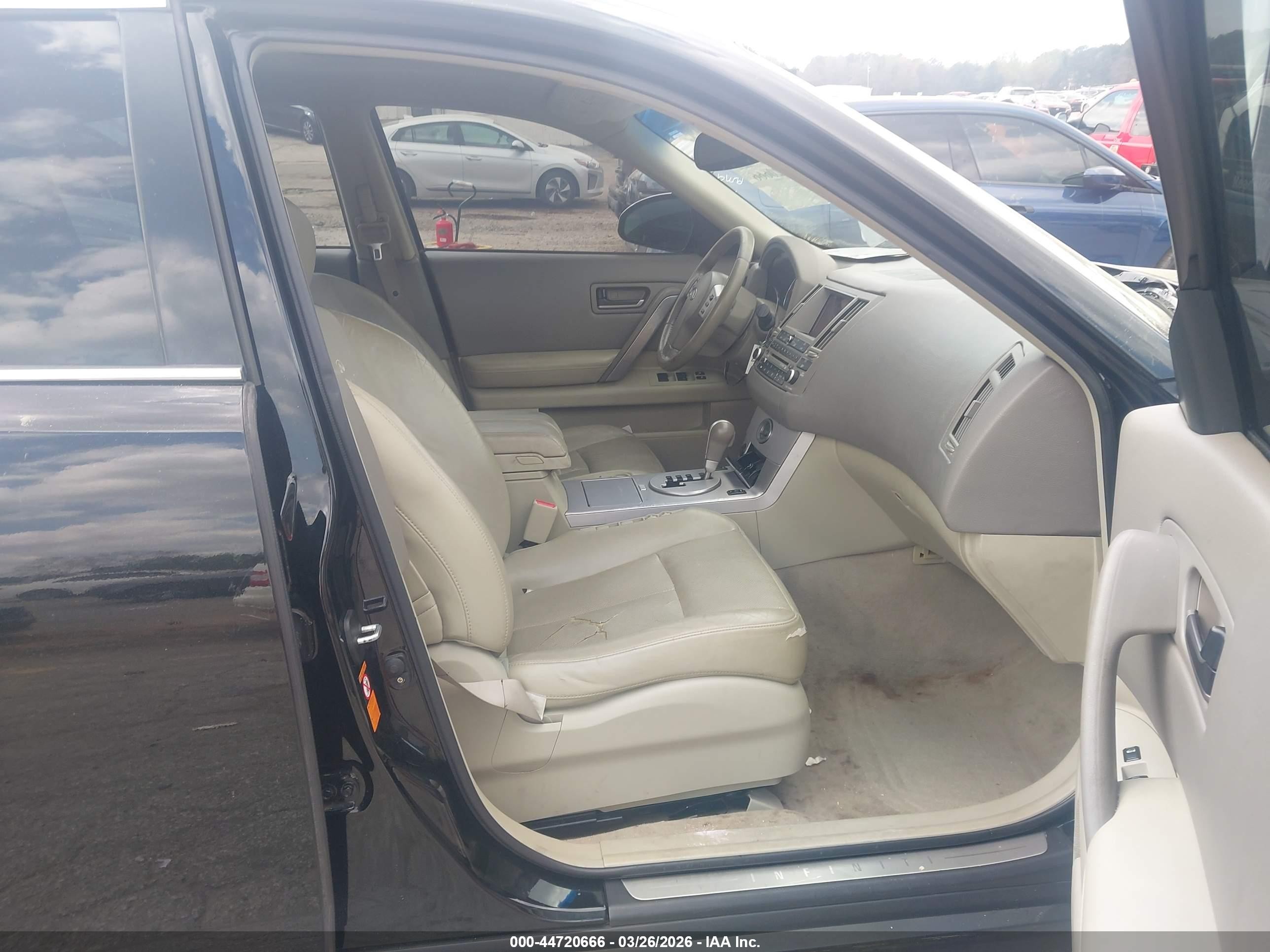 2005 Infiniti Fx35   Black vin: JNRAS08U95X106077