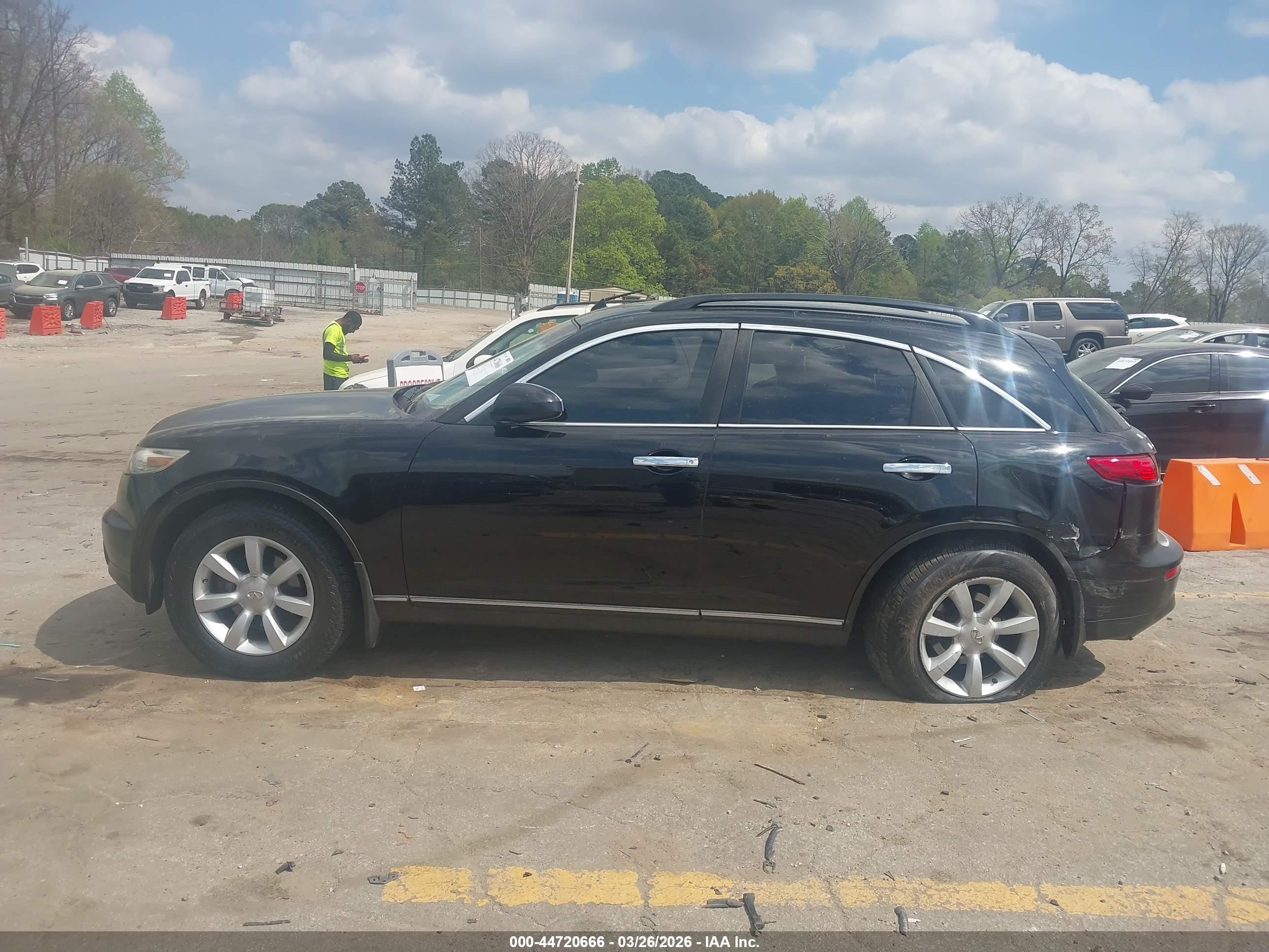 2005 Infiniti Fx35   Black vin: JNRAS08U95X106077