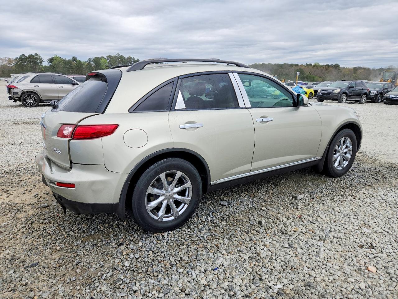 2006 Infiniti Fx35 Base Beige vin: JNRAS08U96X105934