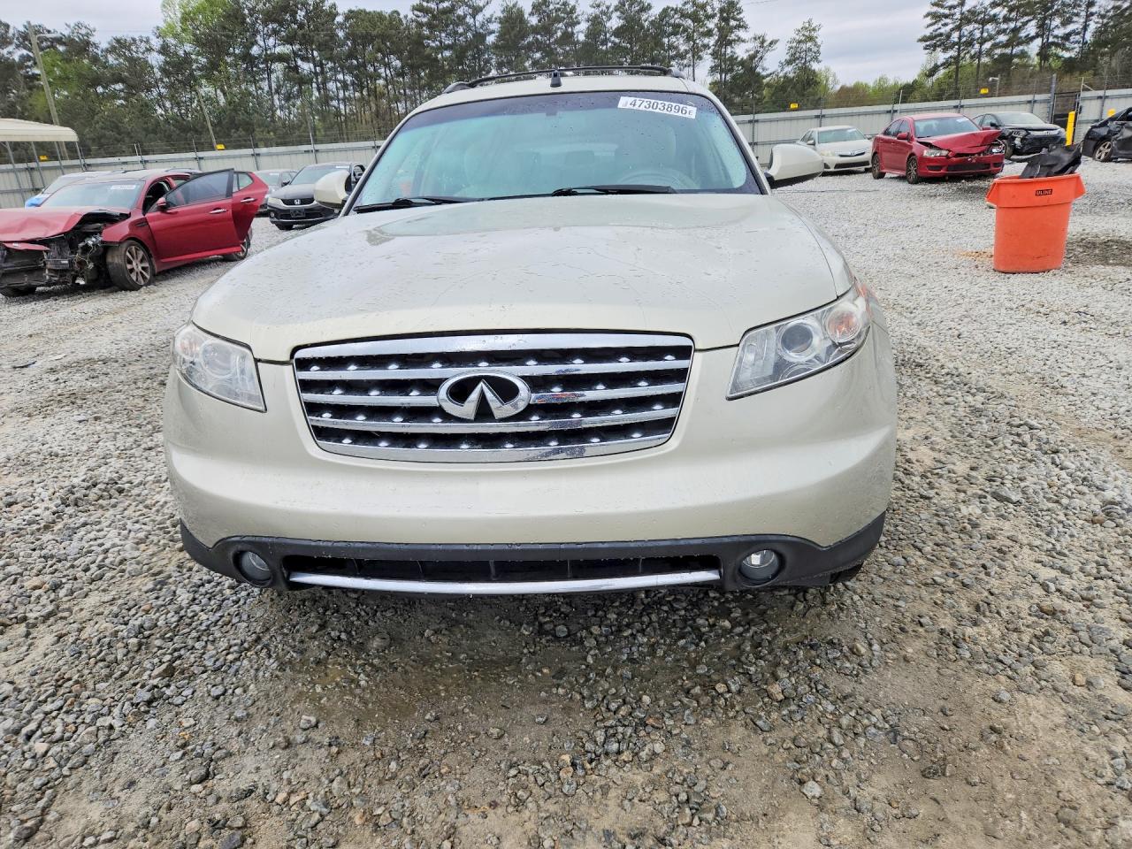 2006 Infiniti Fx35 Base Beige vin: JNRAS08U96X105934