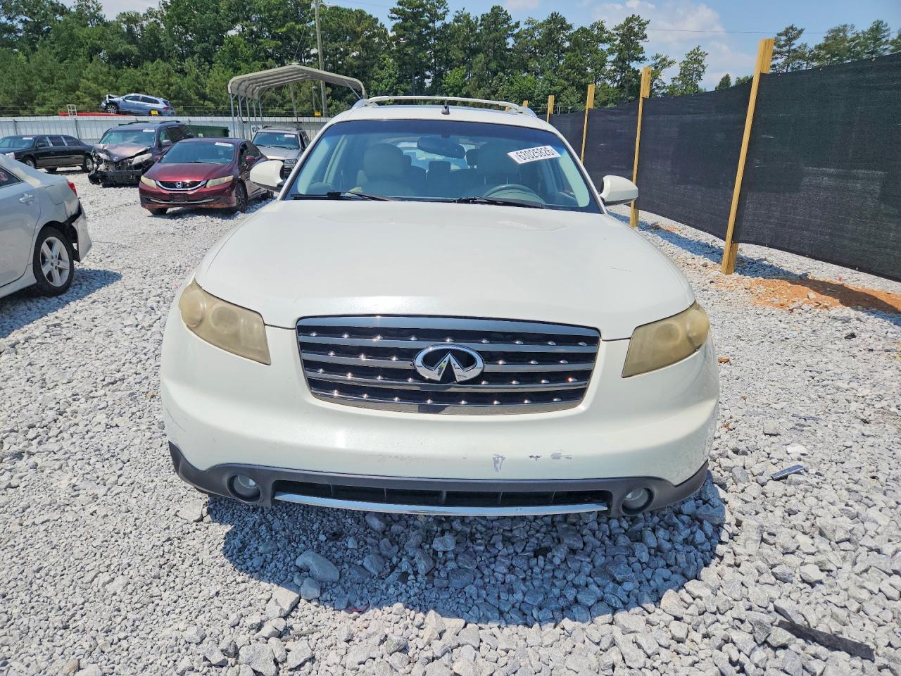 2008 Infiniti Fx35 Base White vin: JNRAS08U98X103118