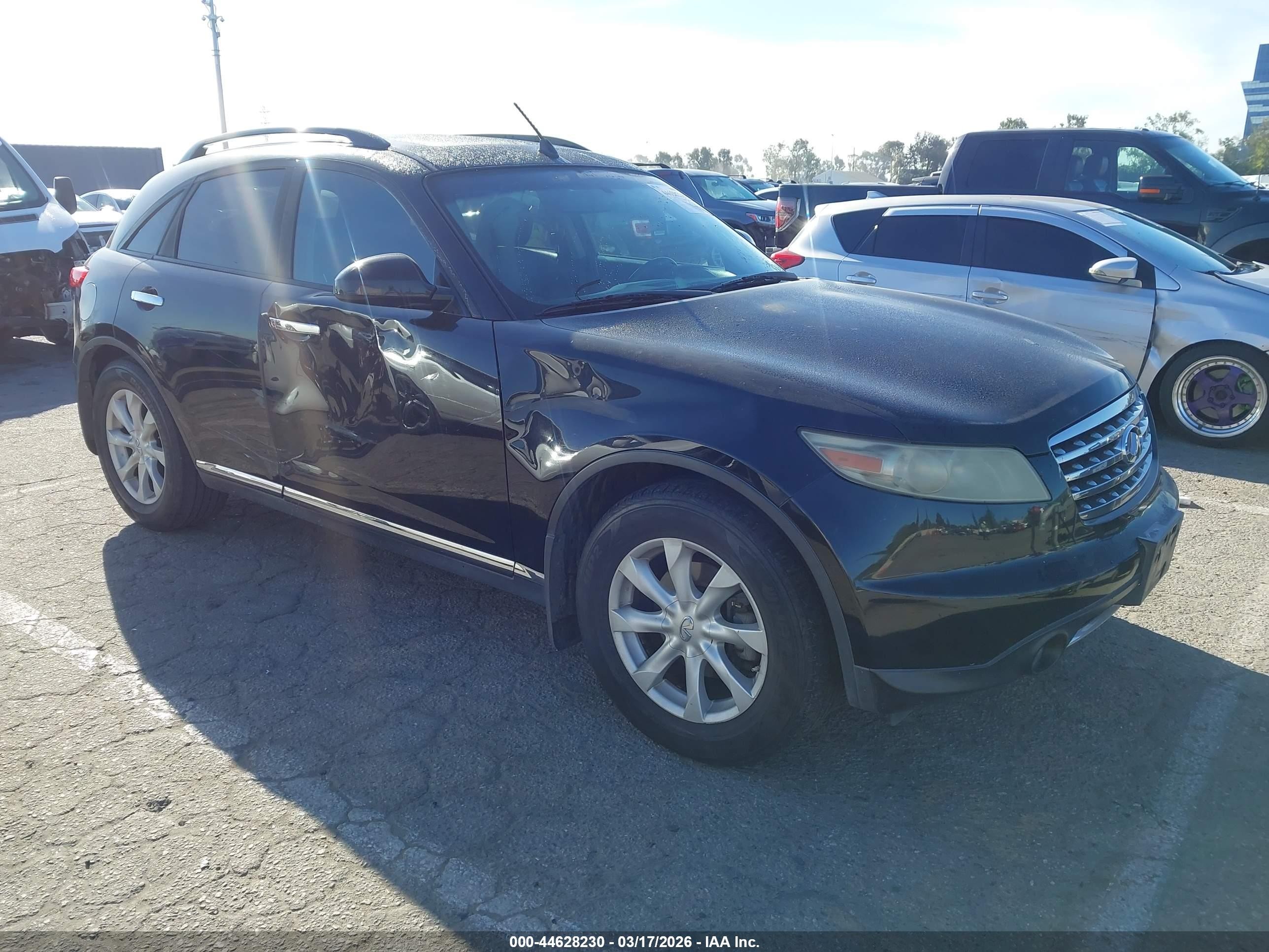2006 Infiniti Fx35   Черный vin: JNRAS08UX6X105909