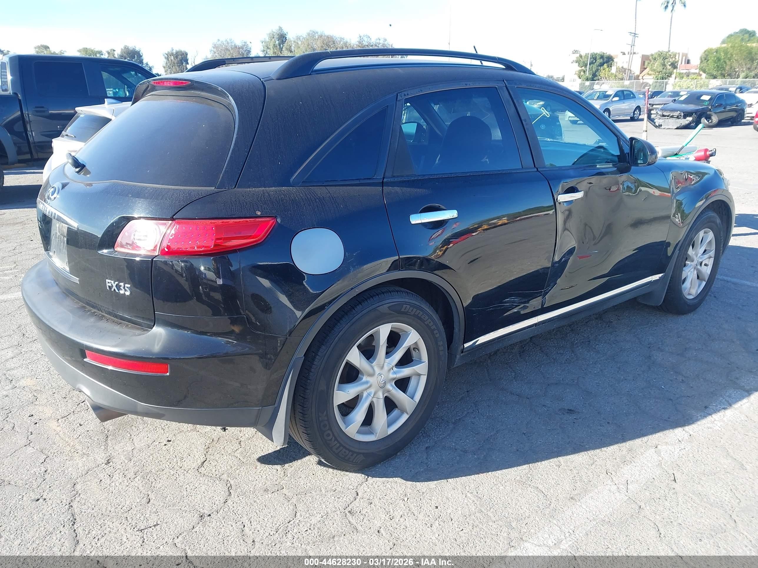 2006 Infiniti Fx35   Черный vin: JNRAS08UX6X105909