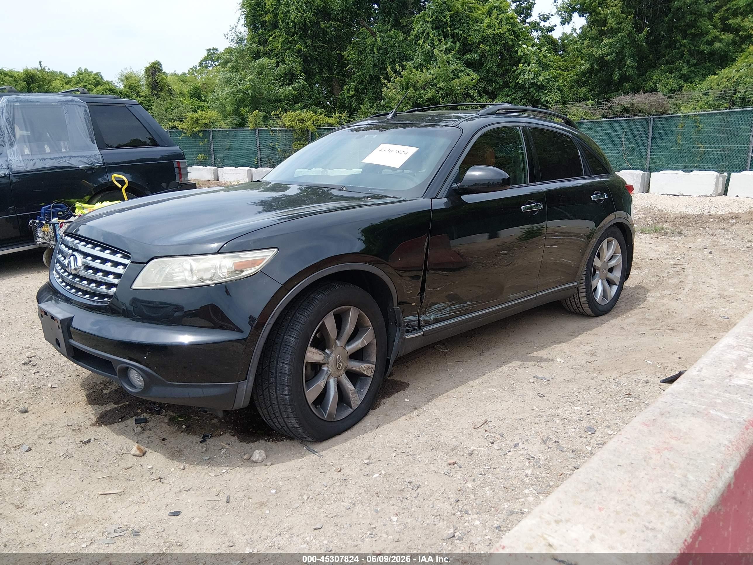 2003 Infiniti Fx35 Black vin: JNRAS08W03X208267