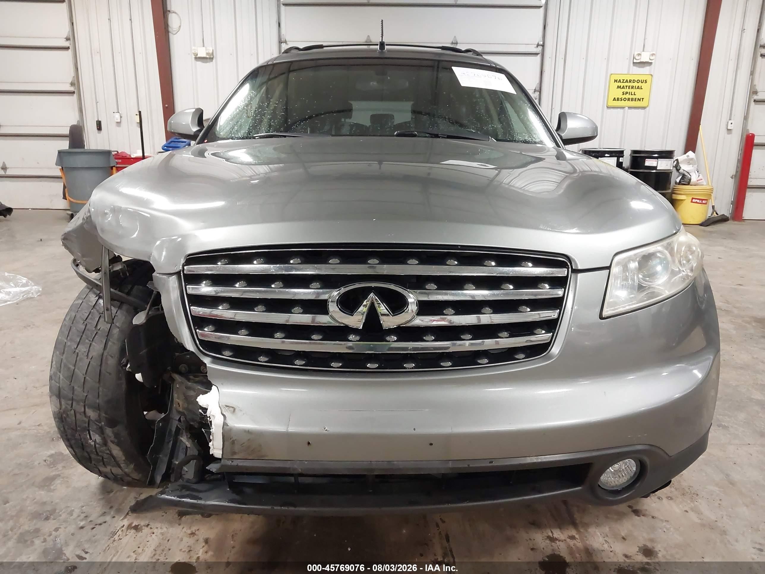 2005 Infiniti Fx35   Silver vin: JNRAS08W05X218686