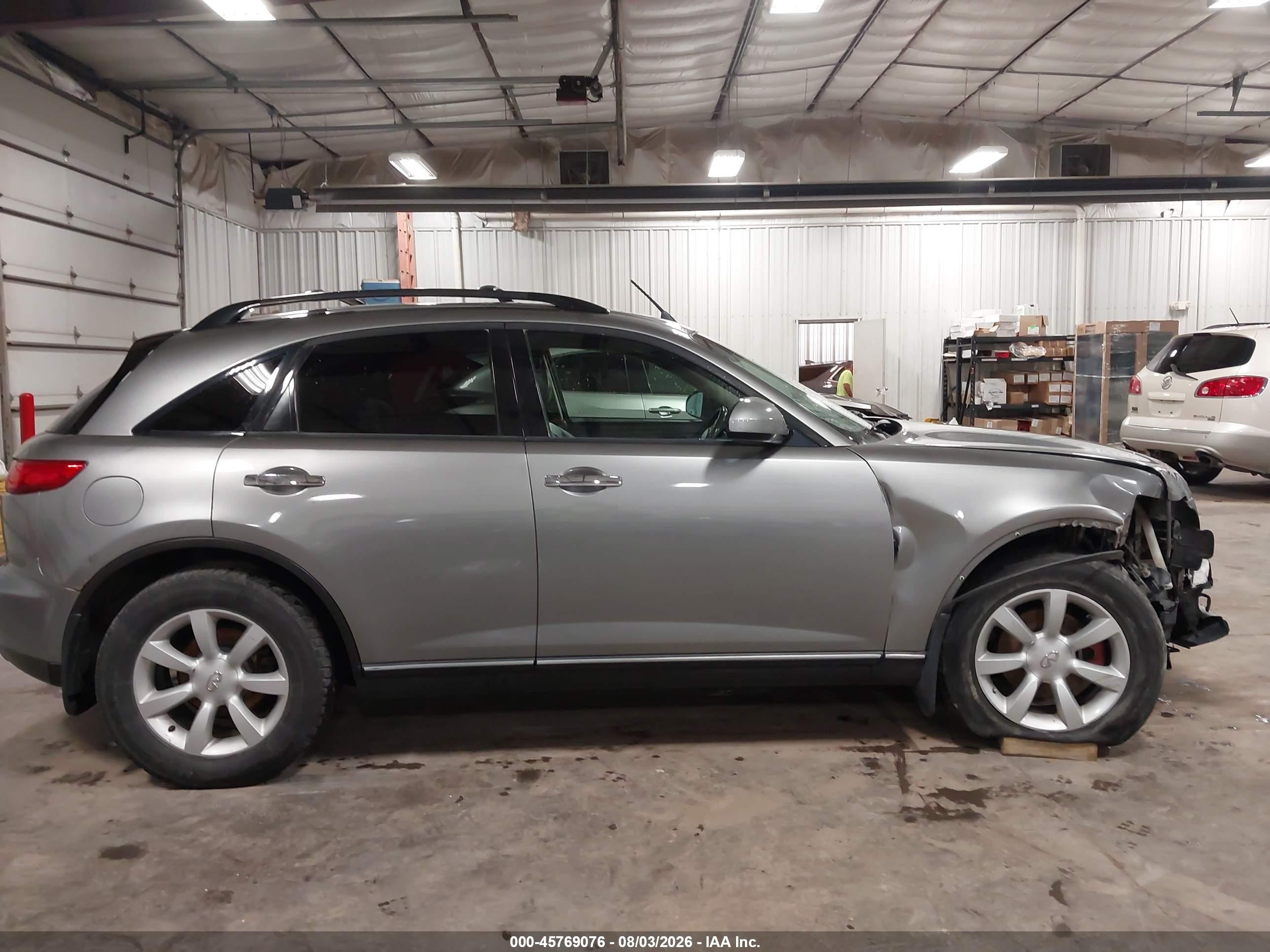 2005 Infiniti Fx35   Silver vin: JNRAS08W05X218686