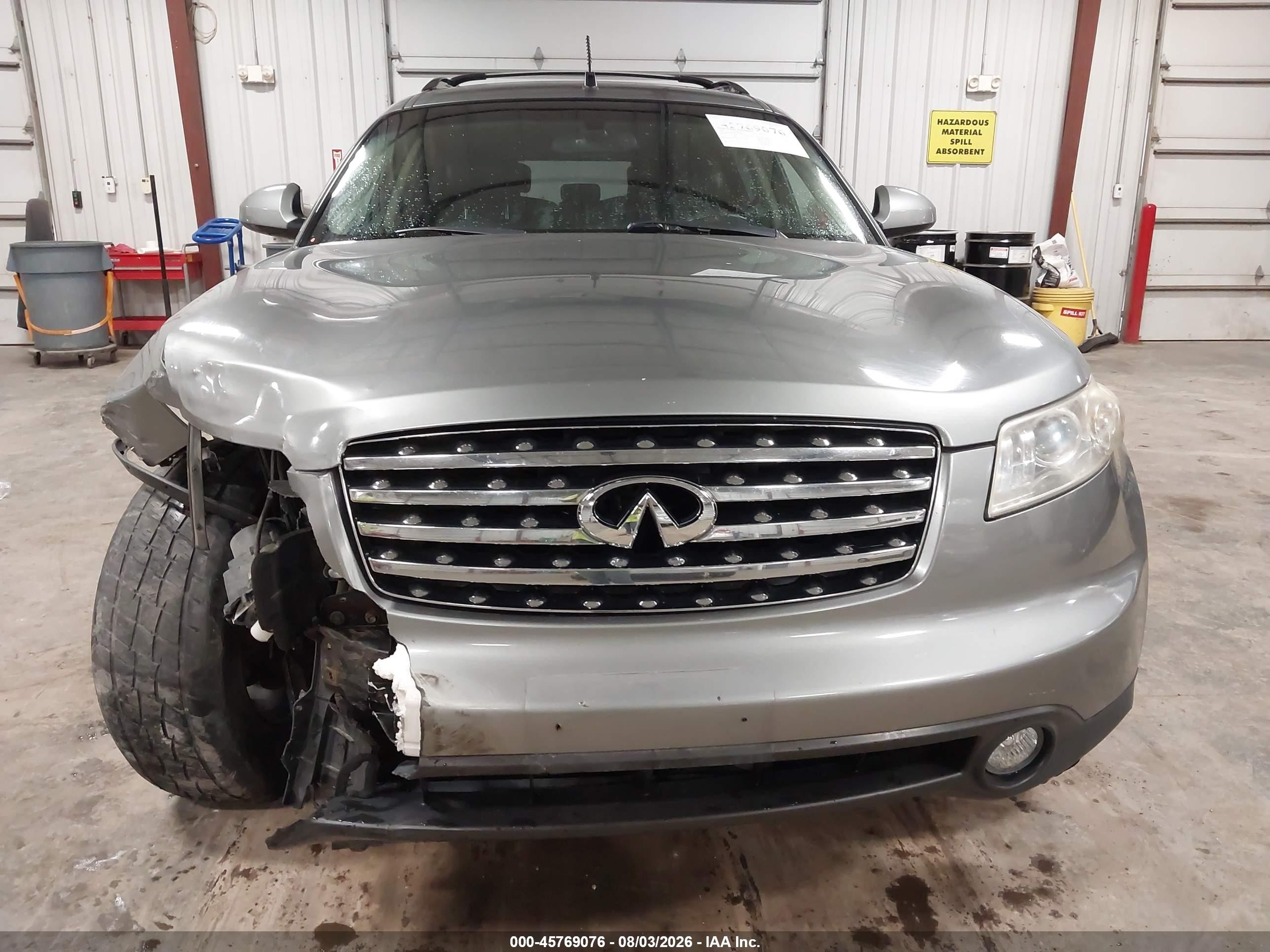 2005 Infiniti Fx35   Silver vin: JNRAS08W05X218686