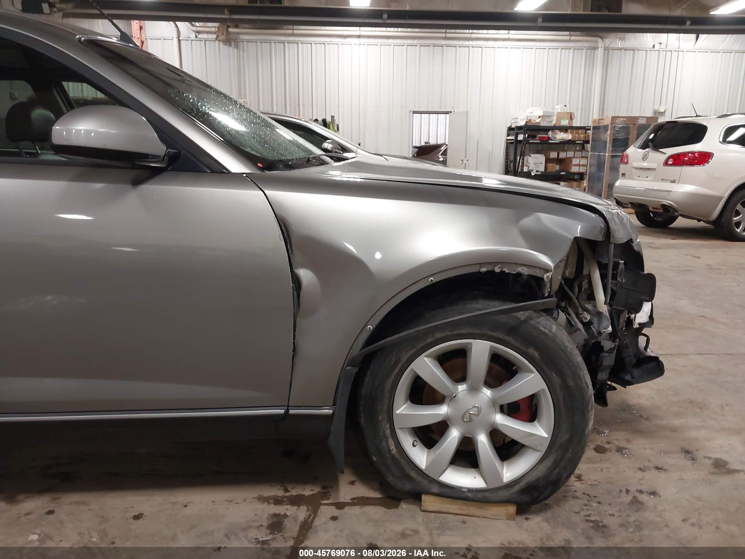 2005 Infiniti Fx35   Silver vin: JNRAS08W05X218686